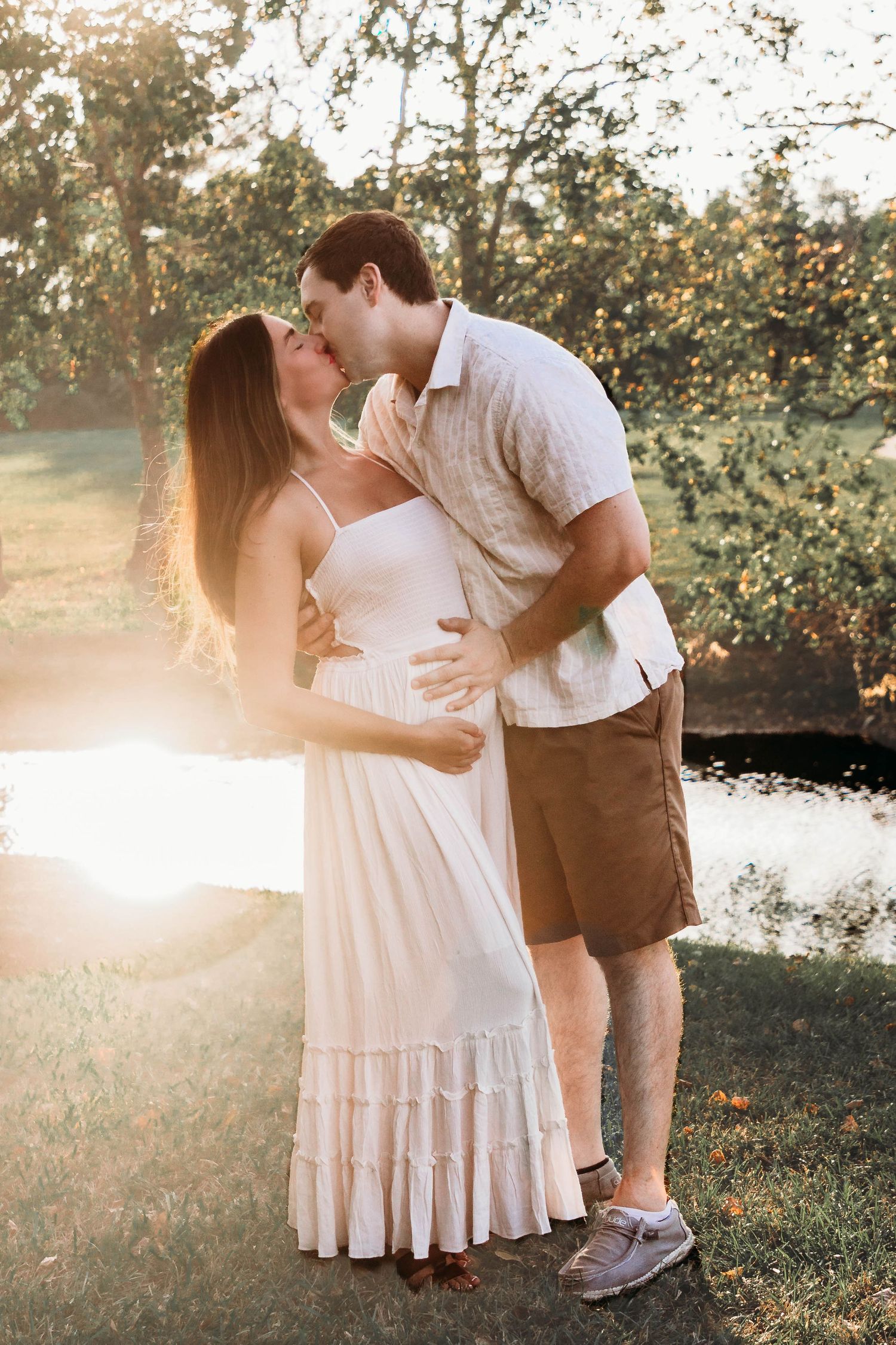 Maternity portrait session photographed by Magnolia TX maternity photographerExpecting mother during maternity photoshoot in Magnolia Texas