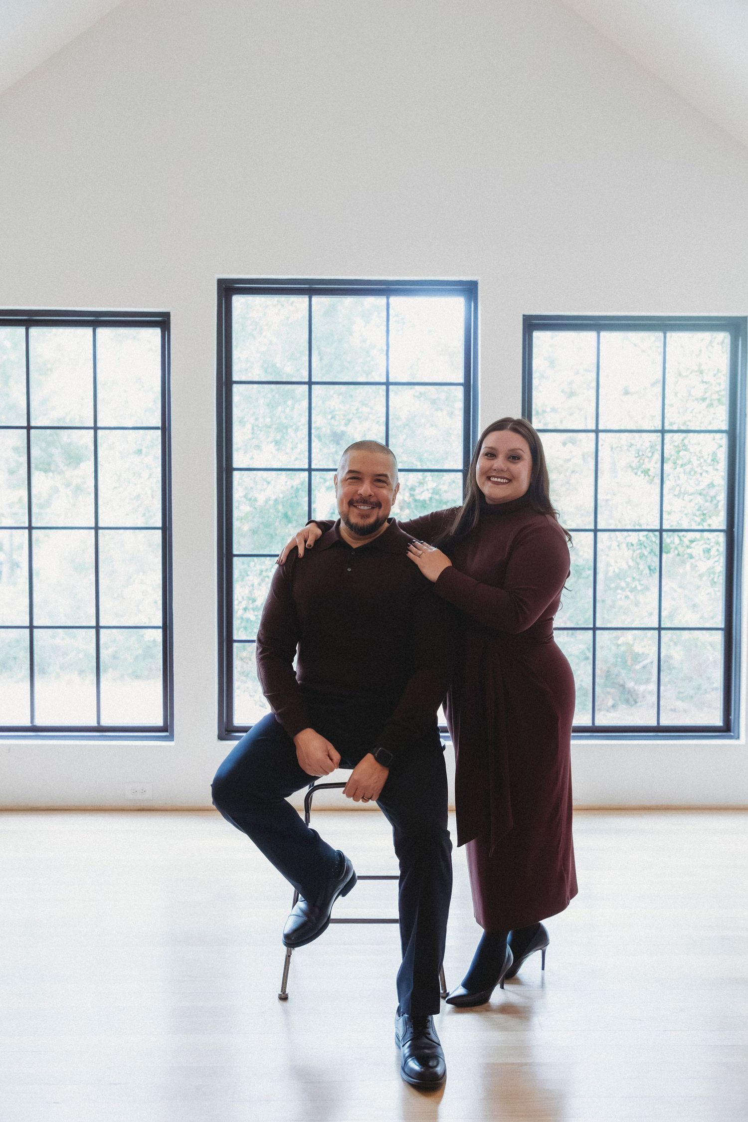 Studio portrait session photographed by Magnolia Events & Photography