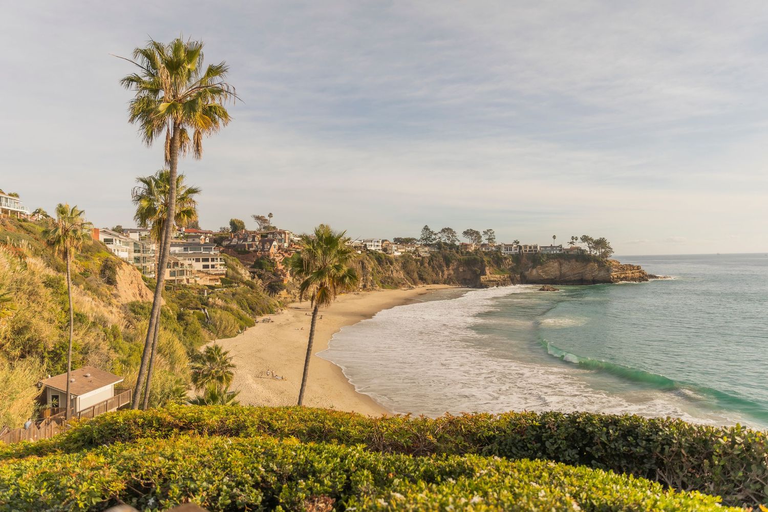 Scenic ocean view photographed along the California coastline