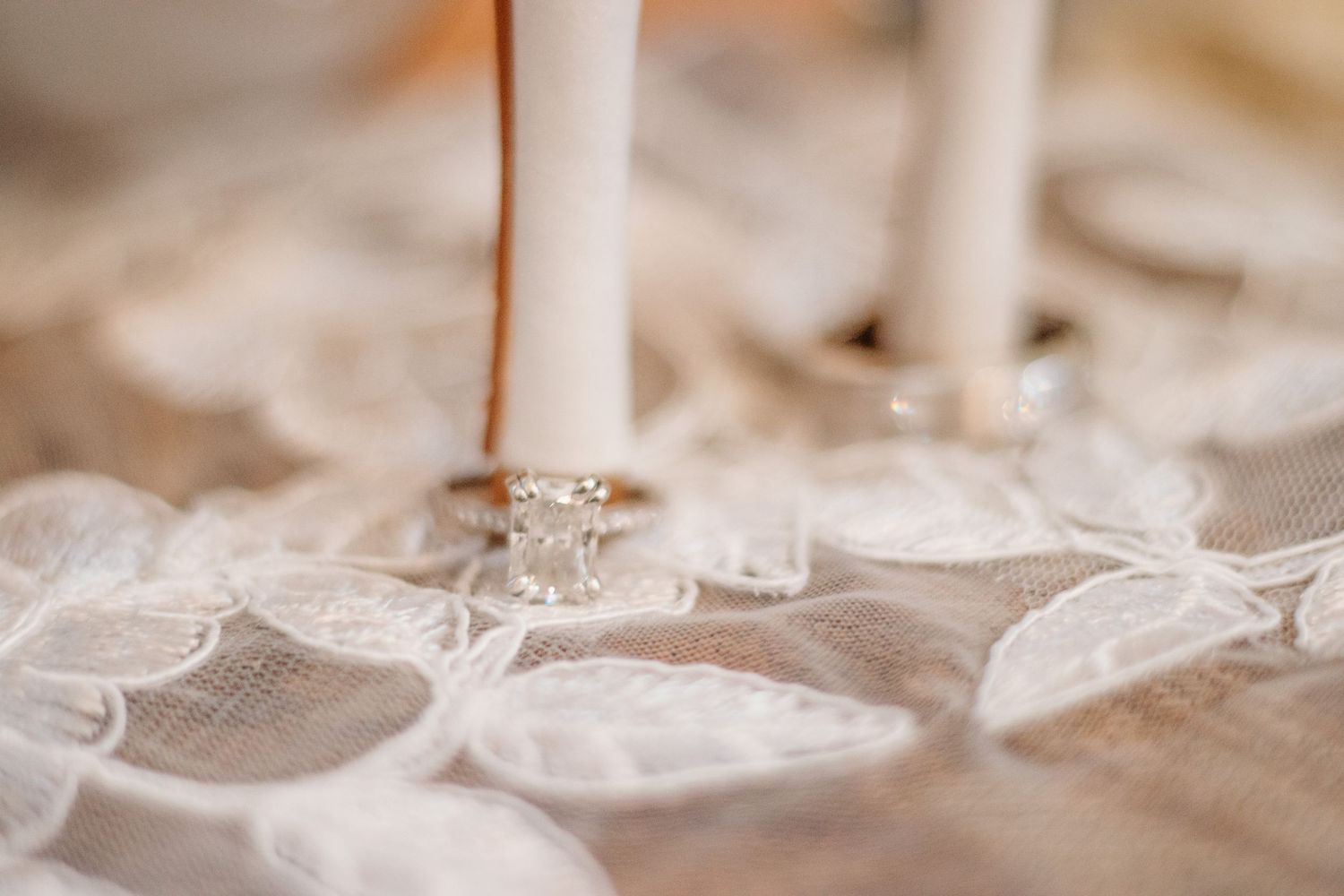 Wedding rings detail photographed by Magnolia TX wedding photographer