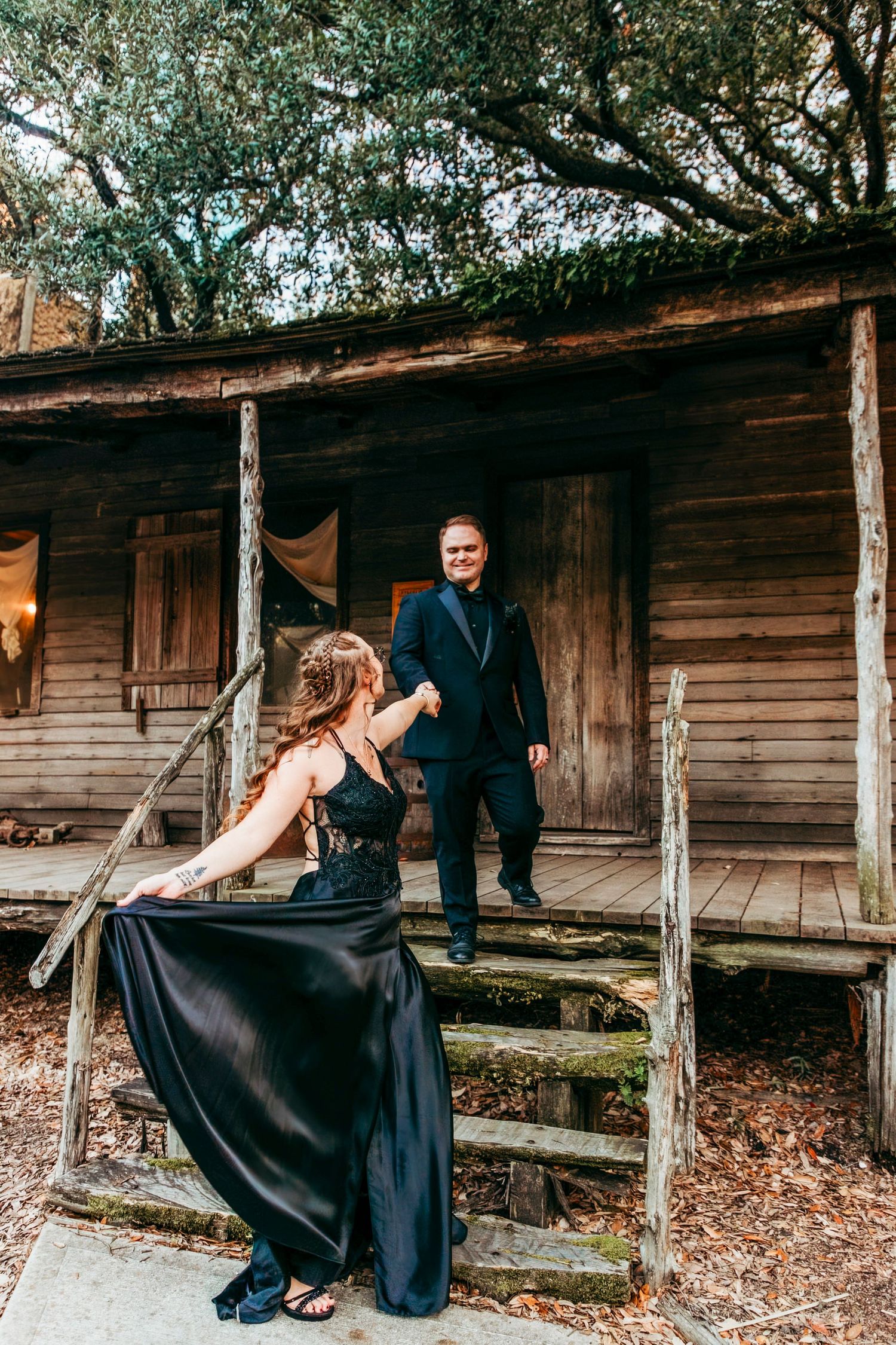 Post-wedding portrait session captured in Magnolia Texas