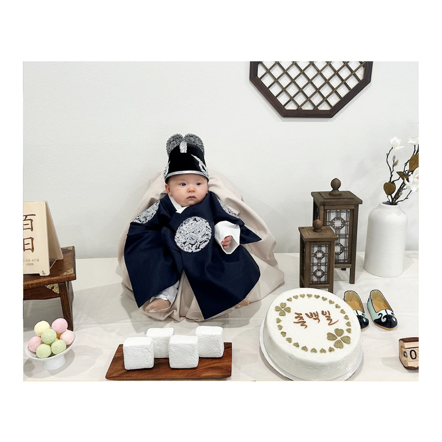 뉴저지 돌상 렌탈 남아 돌잔치 상차림 디자인