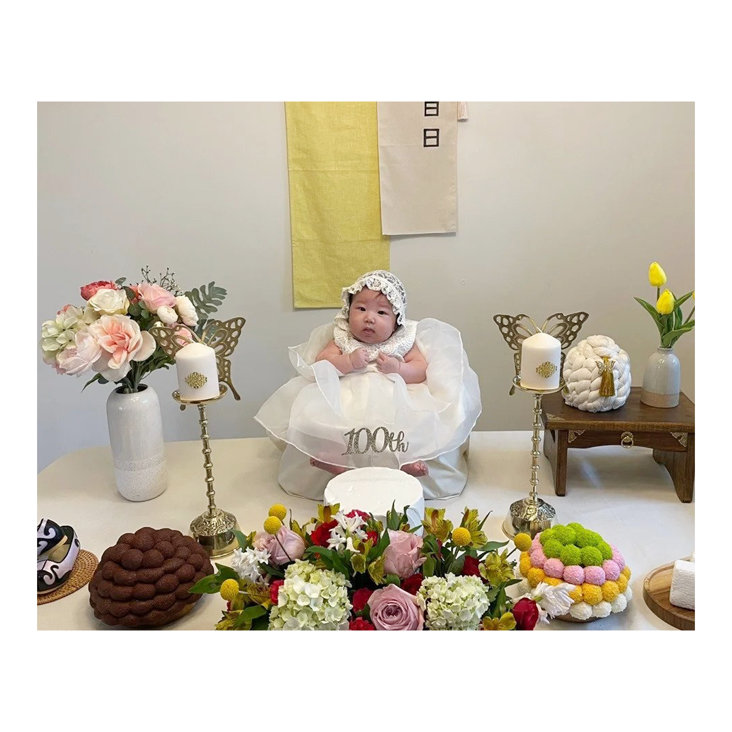 뉴욕 돌상 렌탈 전통 돌잔치 상차림 아기 촬영