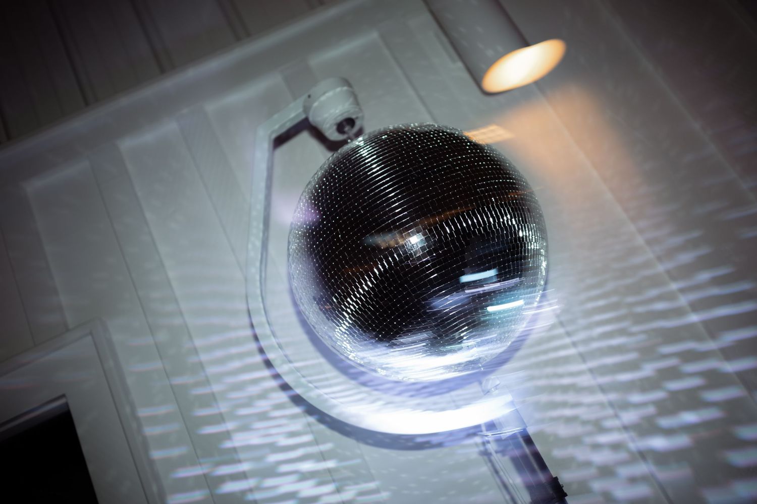 Cincinnati Ohio disco ball celebrating a wedding