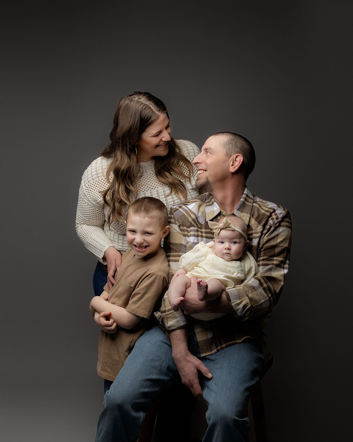 Professional photo of the family