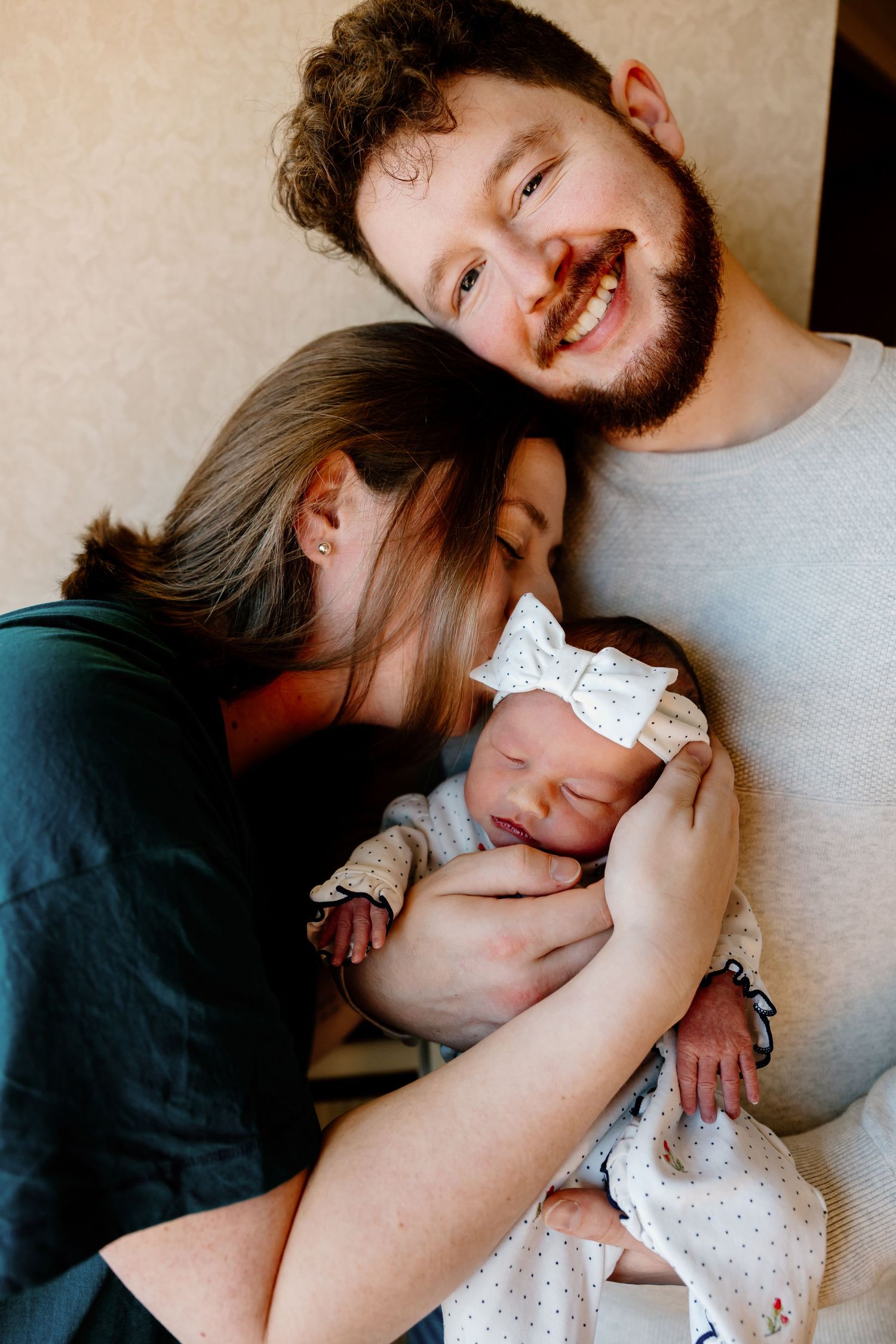A series of intimate candid photos showing tender moments of affection and closeness between two people. Riley Ro Photo Sioux Falls, SD