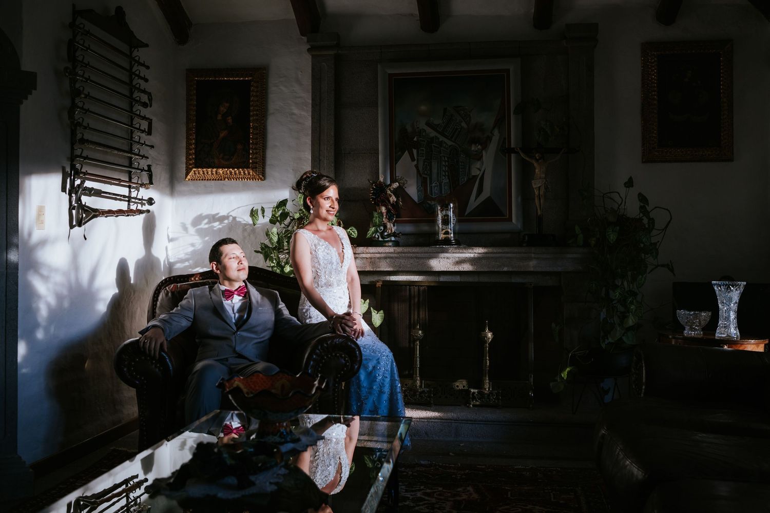 Detalles de la decoración y fotos de la boda en los Valles de Quito