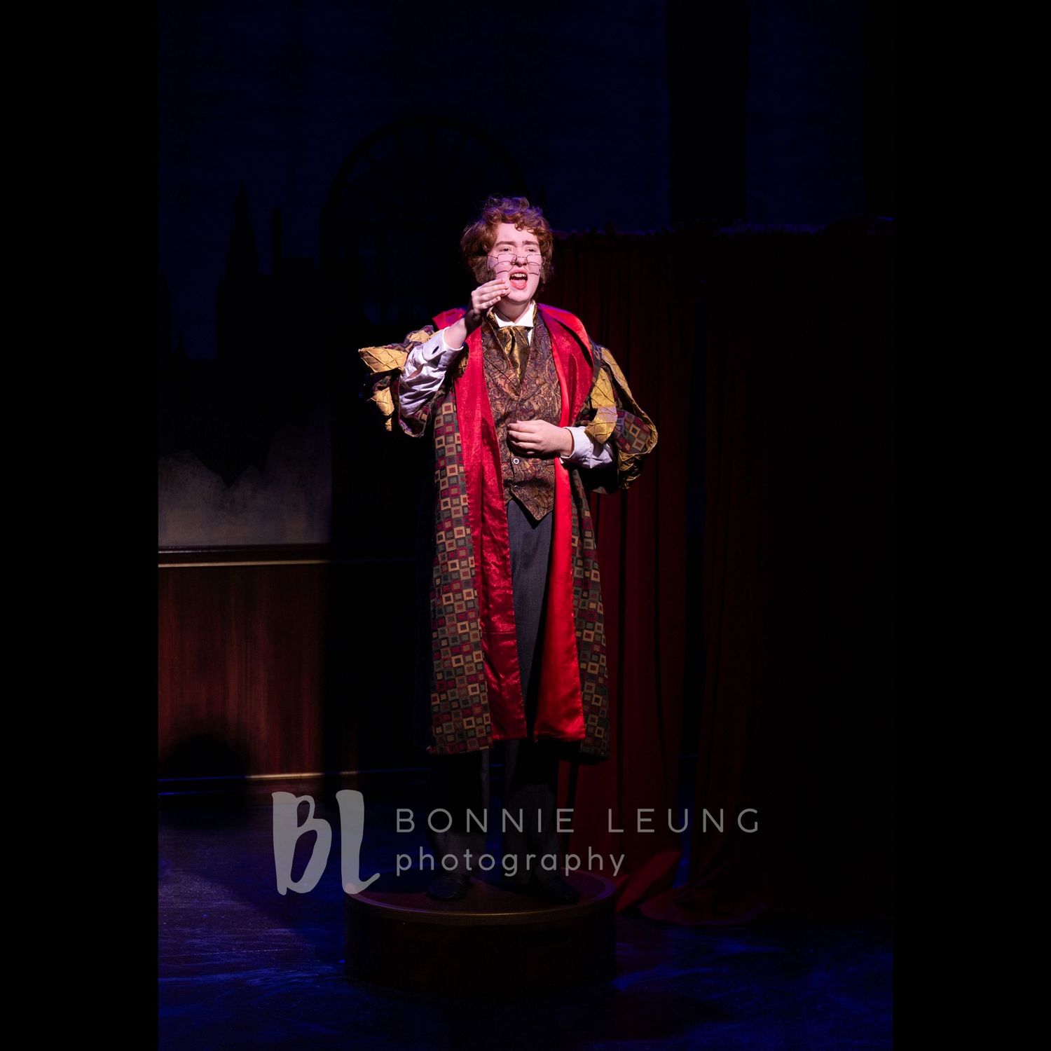 Theatre performance with expressive acting on stage in Kirkland theatre