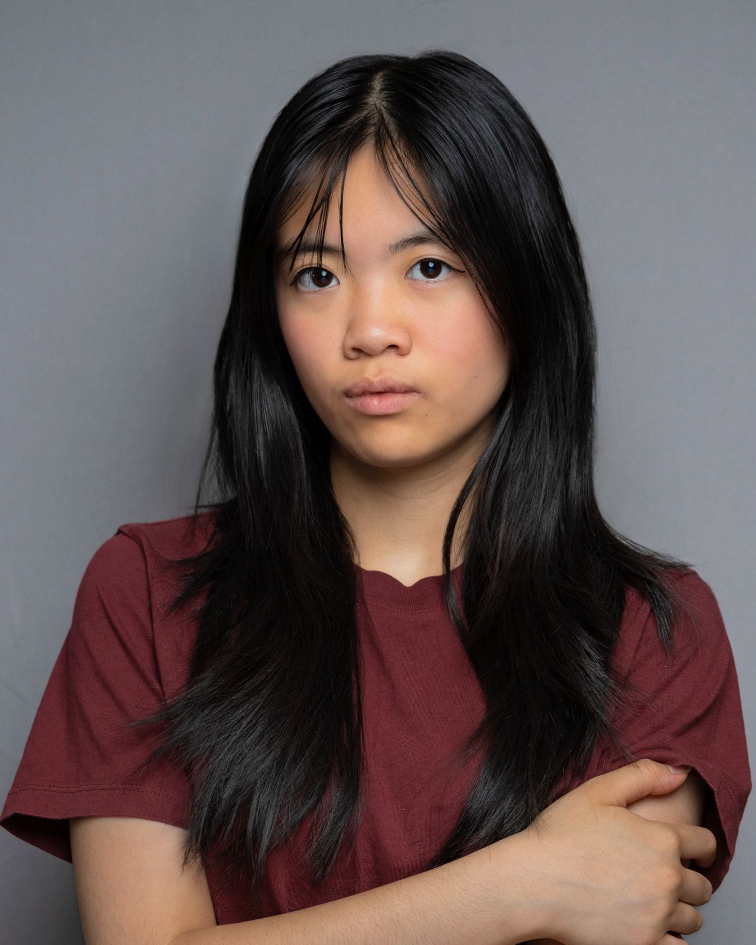 Actor headshot portrait with dramatic expression in Kirkland