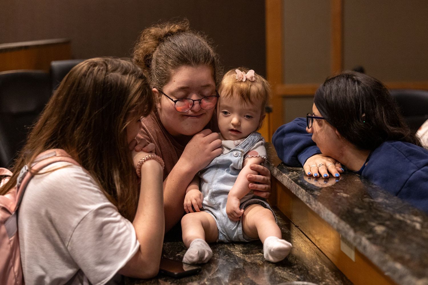 Community gathering at craniofacial association retreat in Bellevue