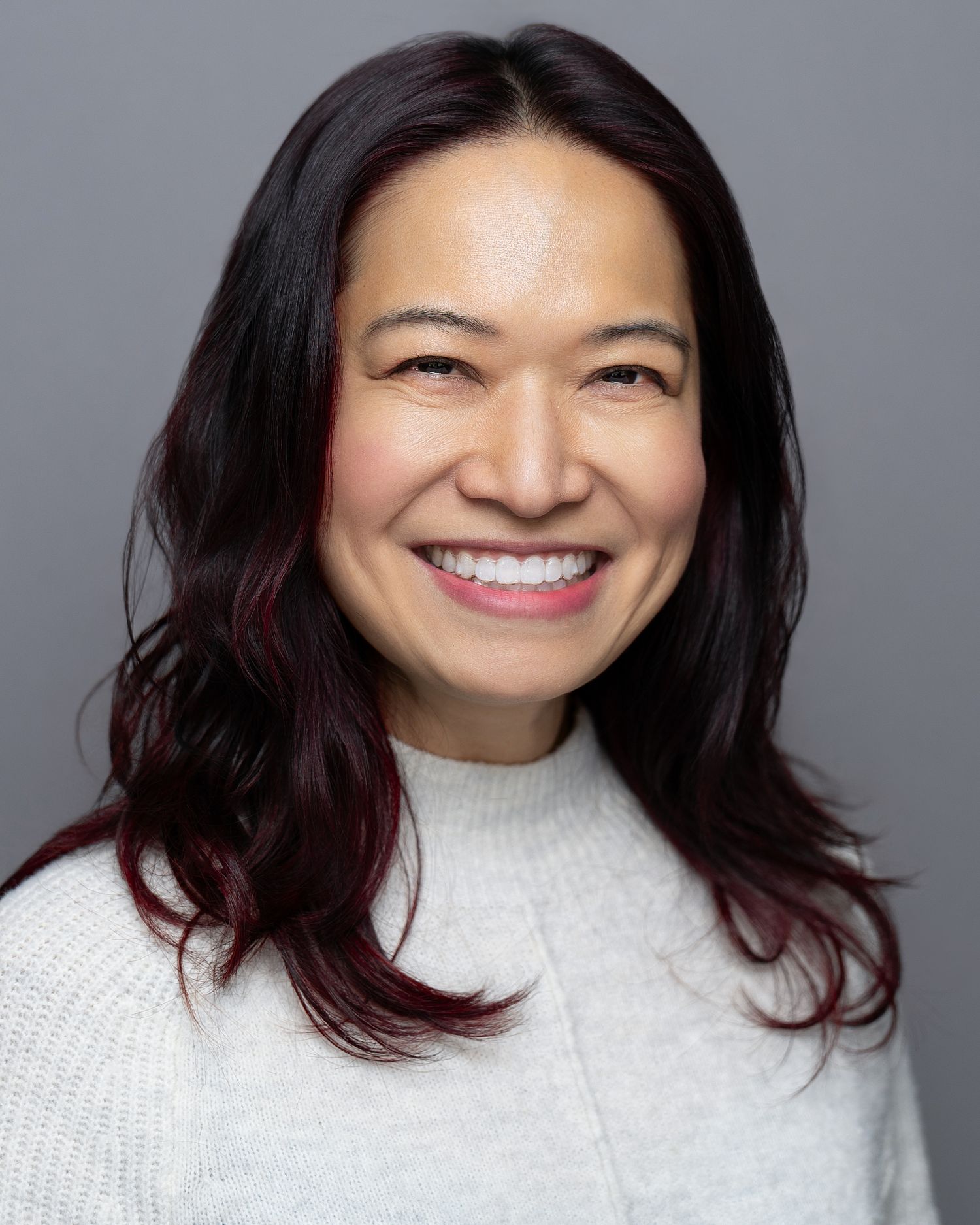 Corporate headshot portrait with happy expression in Redmond