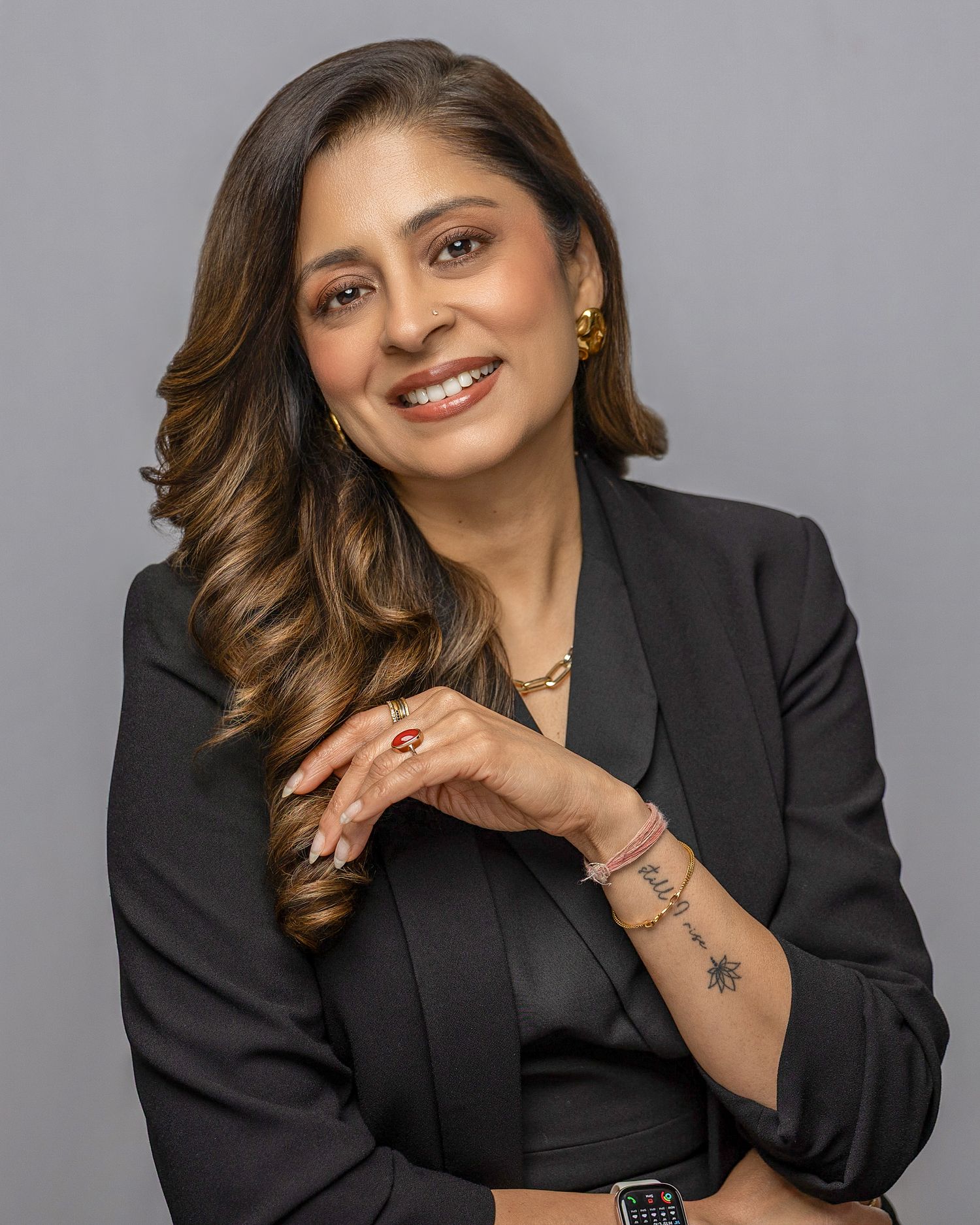 Modern professional headshot featuring soft lighting and a natural expression