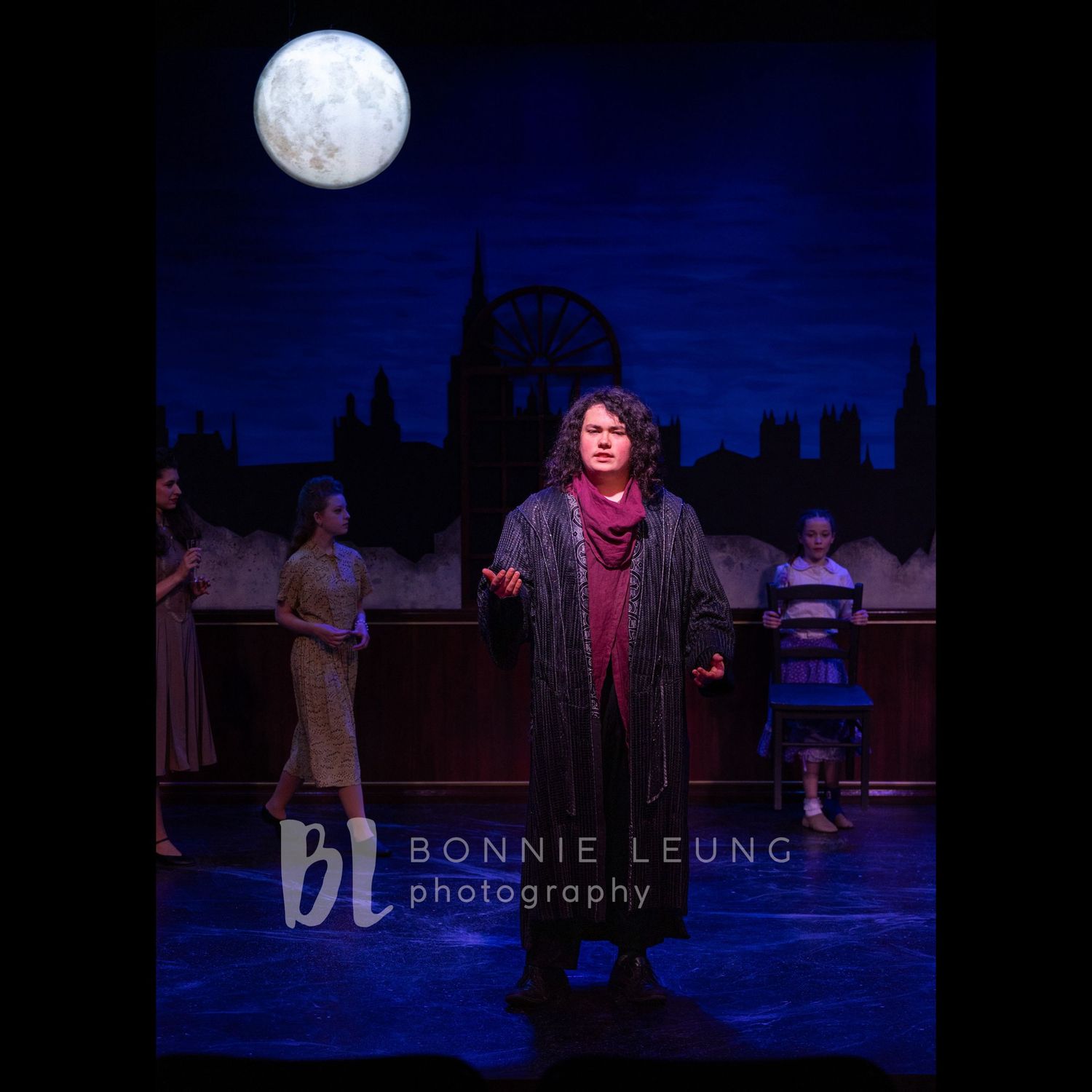 Stage performance with expressive acting in Kirkland theatre