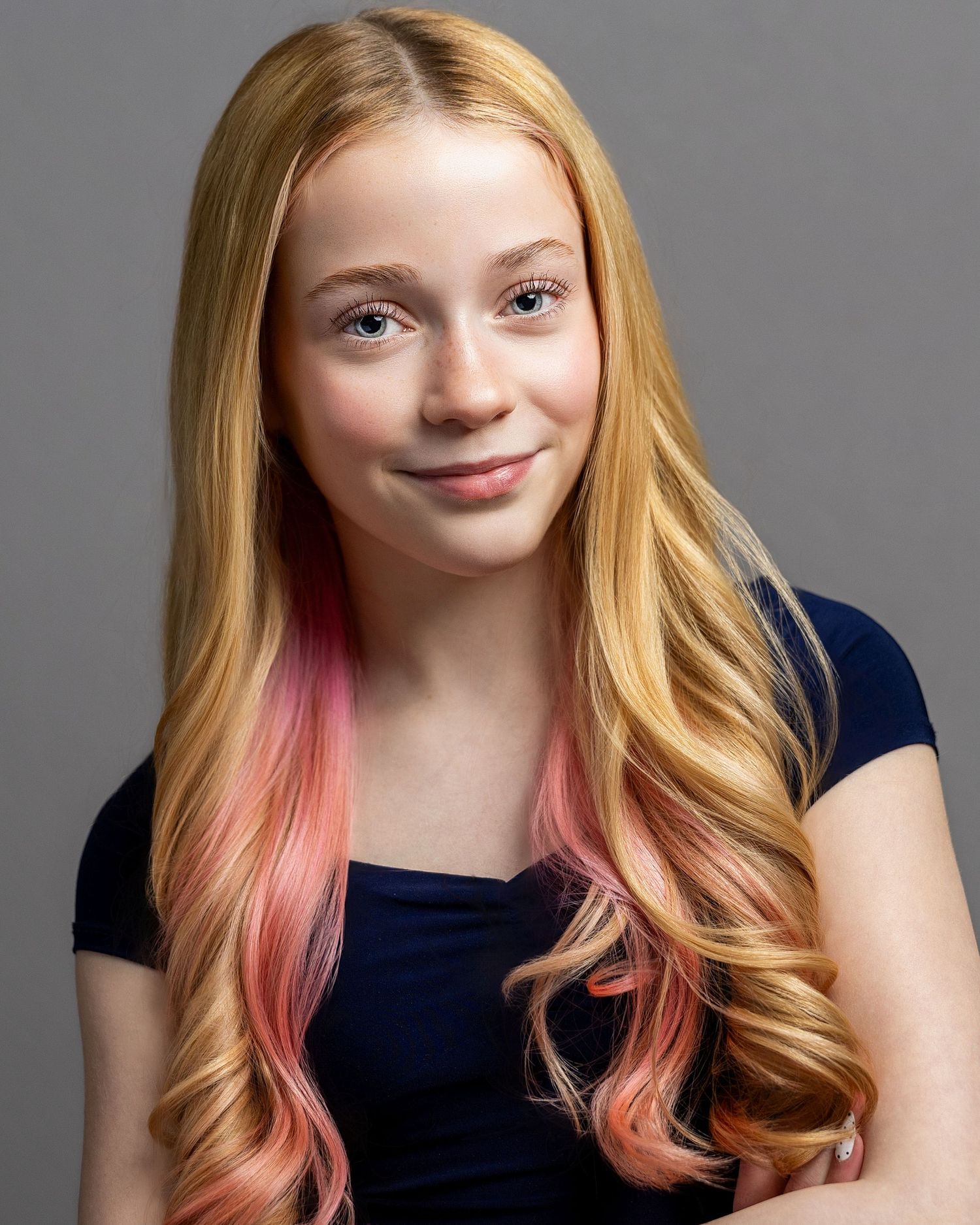 Actor headshot portrait in photography studio in Kirkland