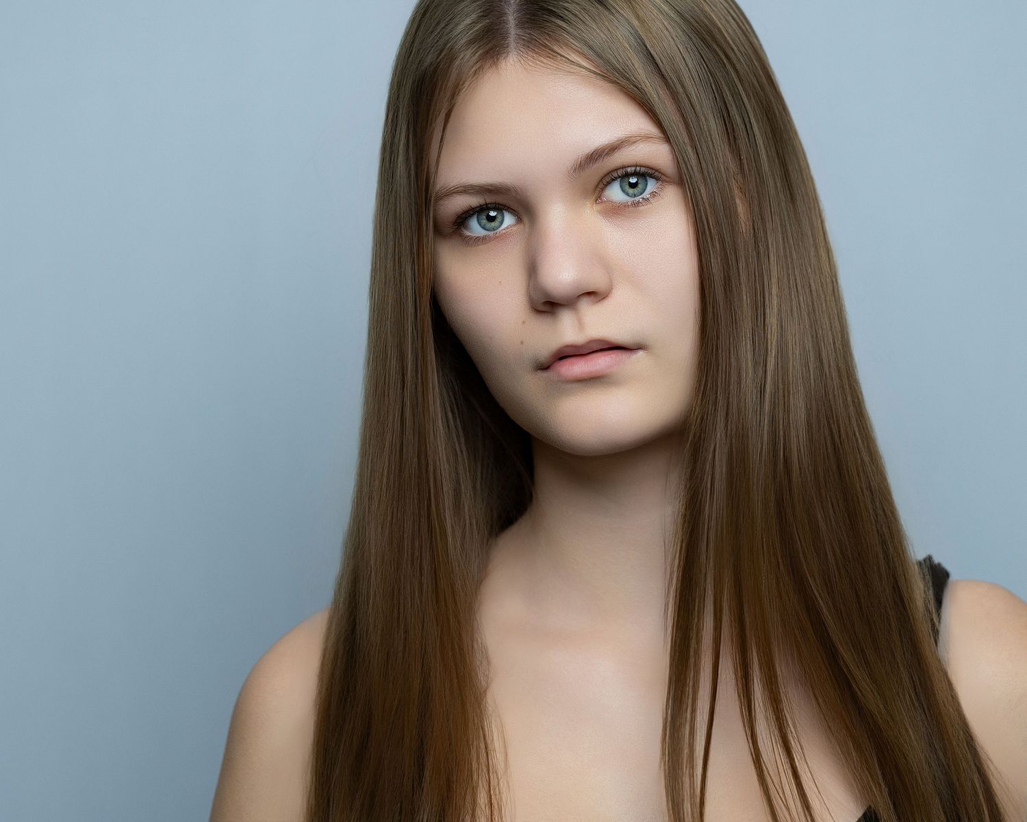Actor headshot portrait for film and modeling in Kirkland