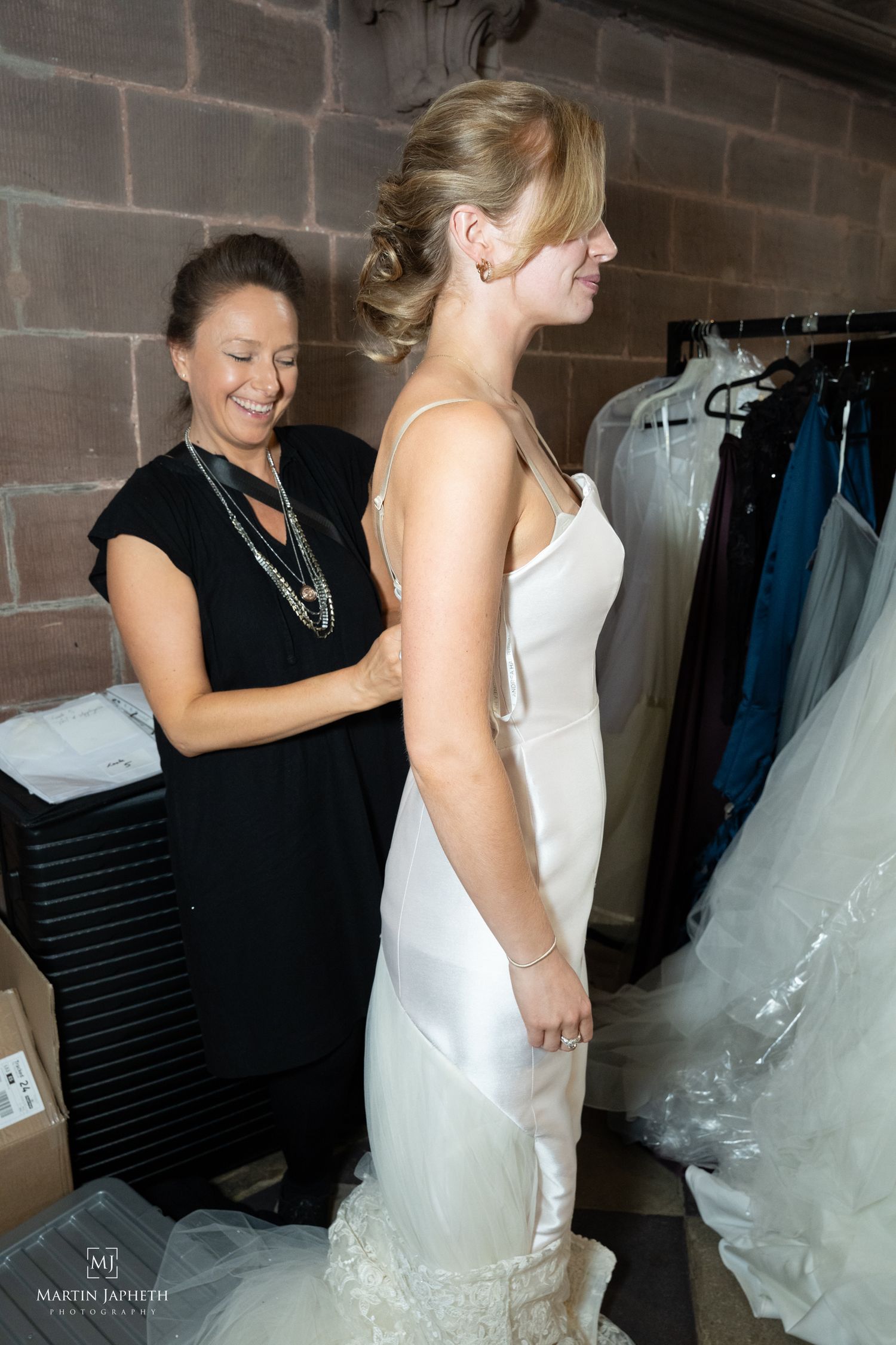 Andrea Harrison Designs stunning, powerful bridal design Cheshire Fashion Week 2026 shot by Martin Japheth Photography