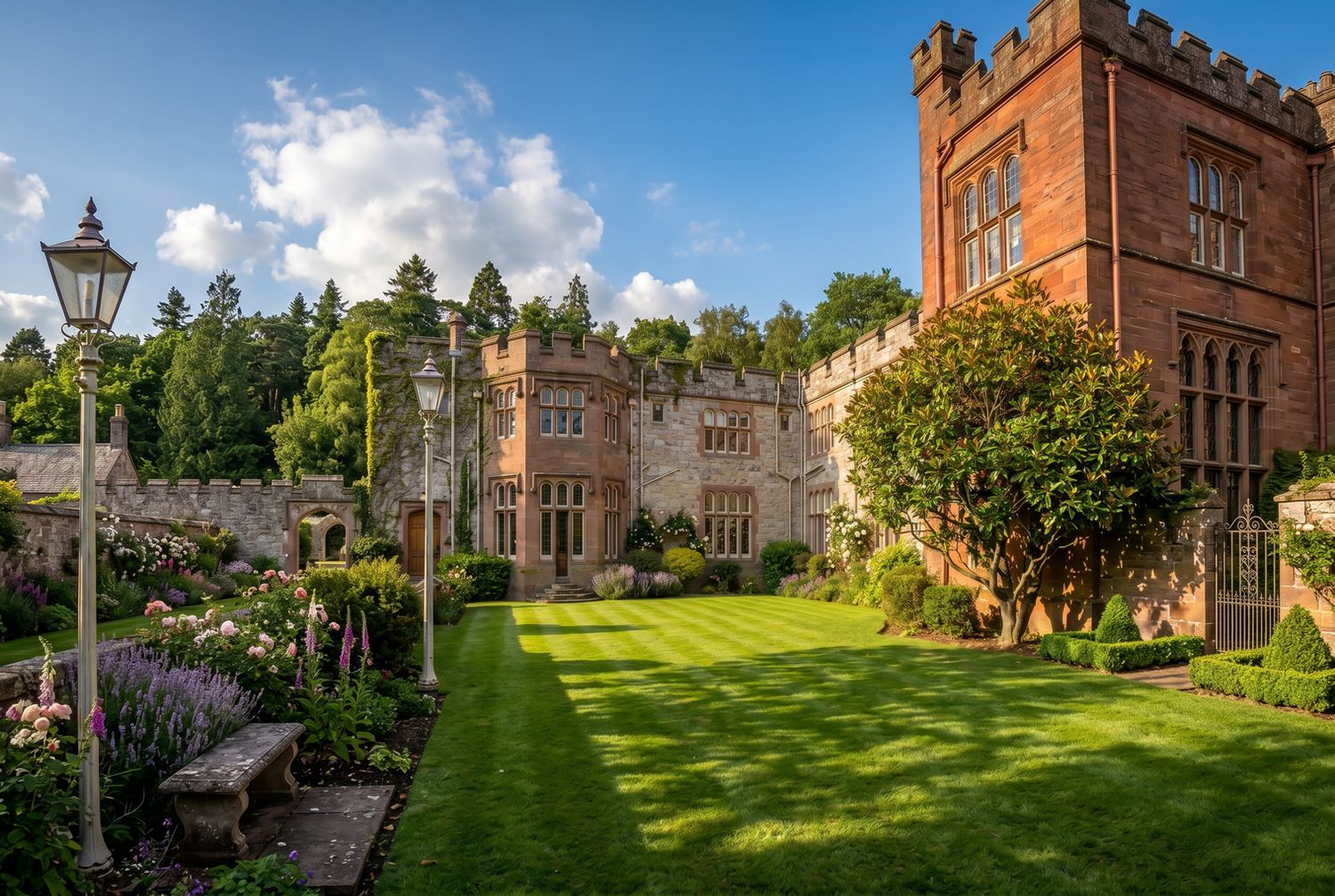 Editorial wedding photography at Ruthin Castle in North Wales