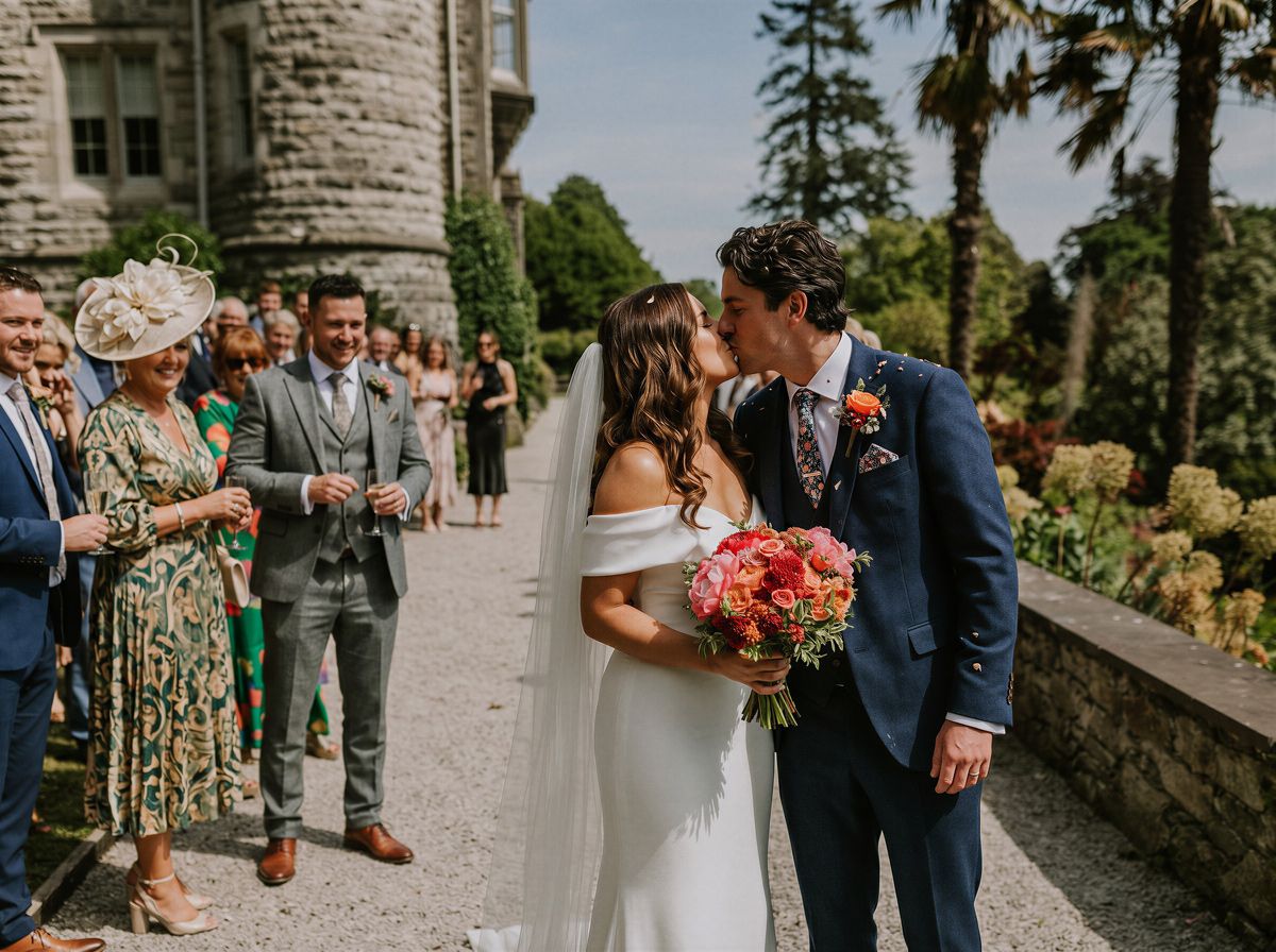 Château Rhianfa wedding2 in Anglesey, North Wales - Martin Japheth Photography
