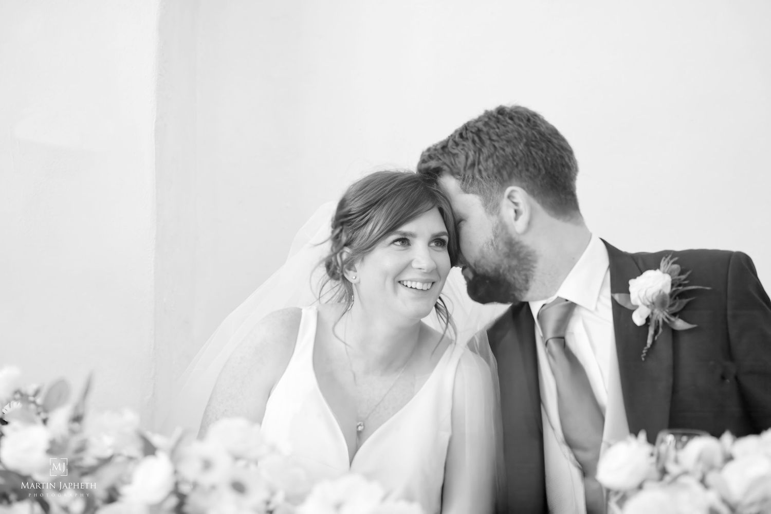 Bride and groom portraits at Talhenbont Hall | Martin Japheth Photography