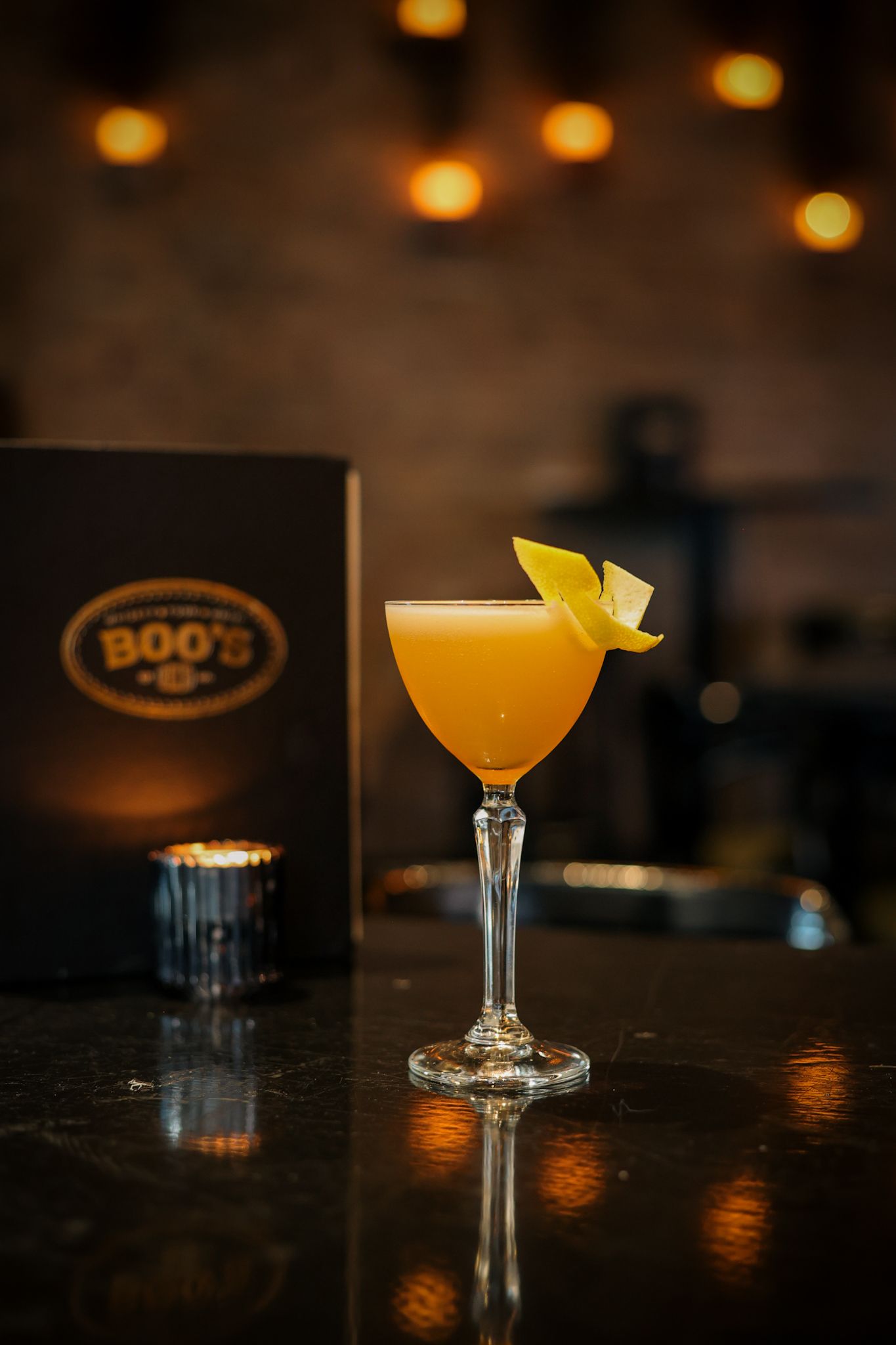 Cocktail at Boo’s bar Christchurch