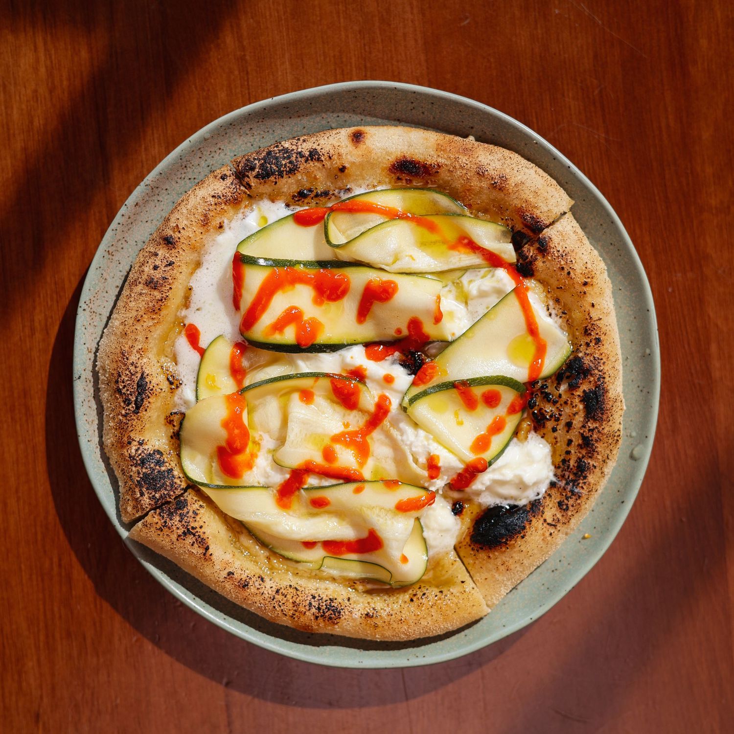 Mini wood-fired pizza
