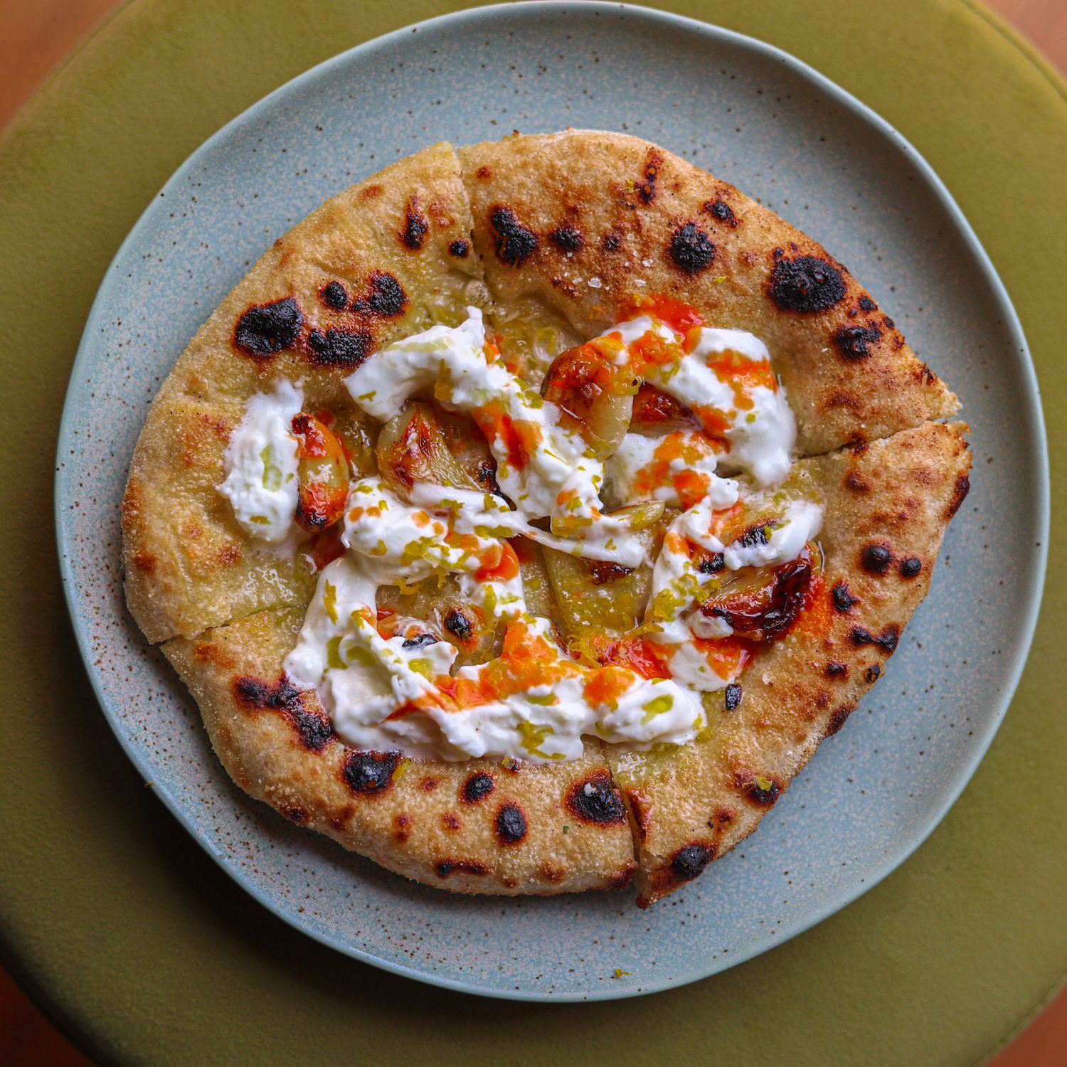 Mini wood-fired pizza
