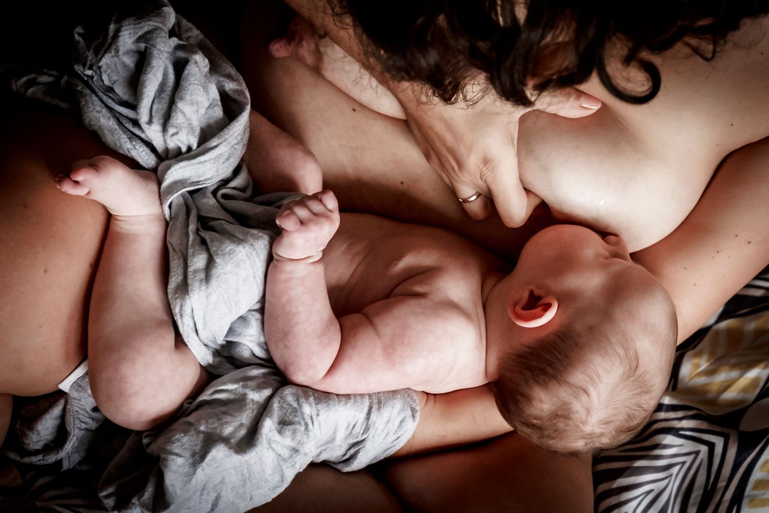 Motherhood, Stillen, Baby, Newborn