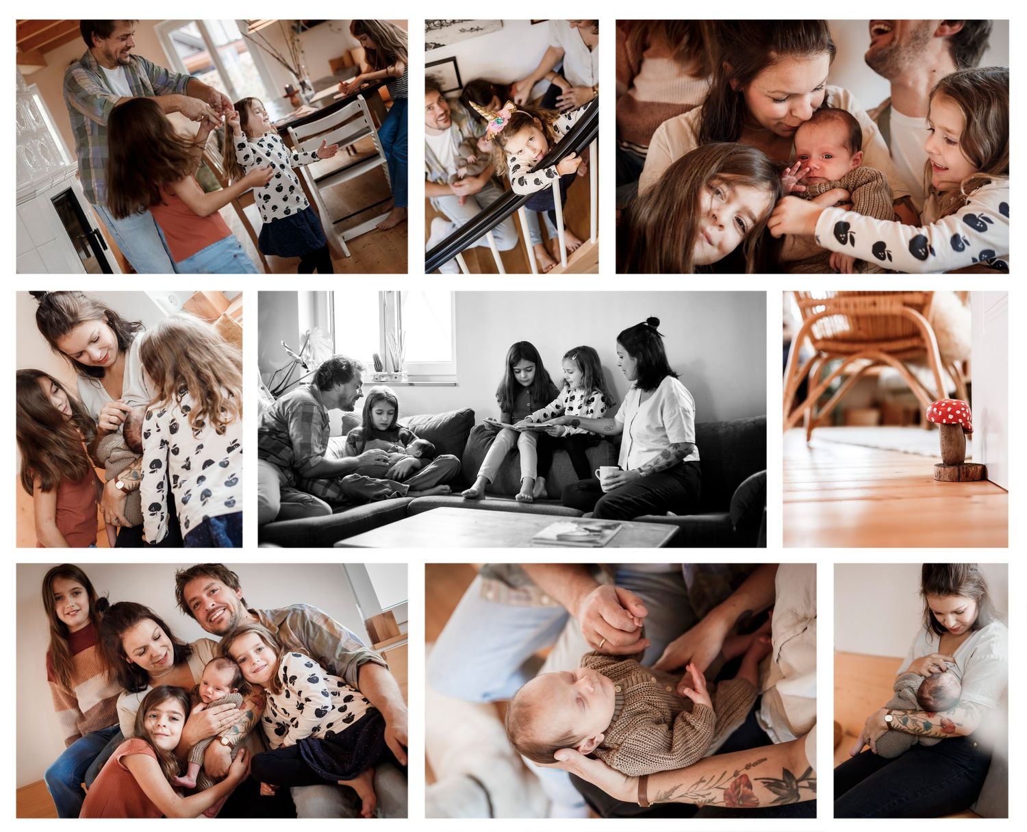 Familienzuwachs, Newborn, Familienglück, Homestory, Geborgenheit, Liebe