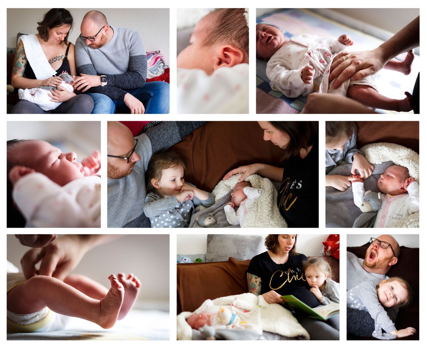 Familienzuwachs, Newborn, Familienglück, Homestory, Geborgenheit, Liebe