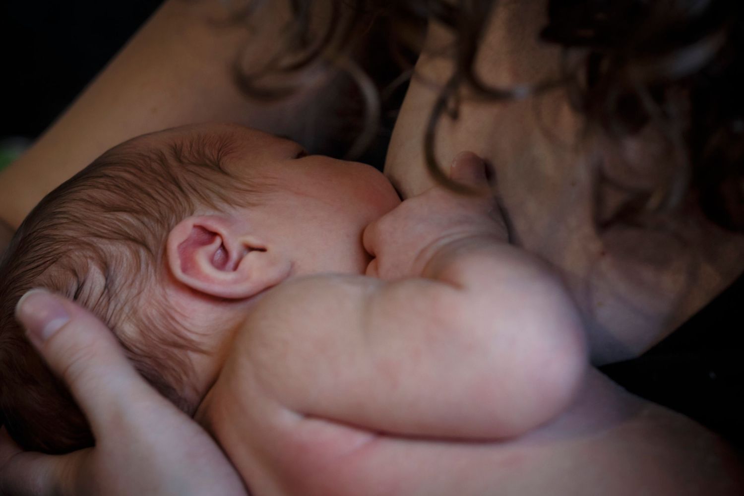 Newborn, Stillen, Motherhood, Liebe