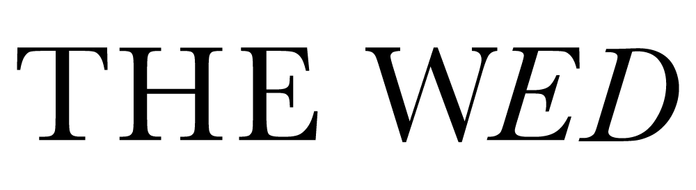 The WED text displayed in large black capital letters against a white background.
