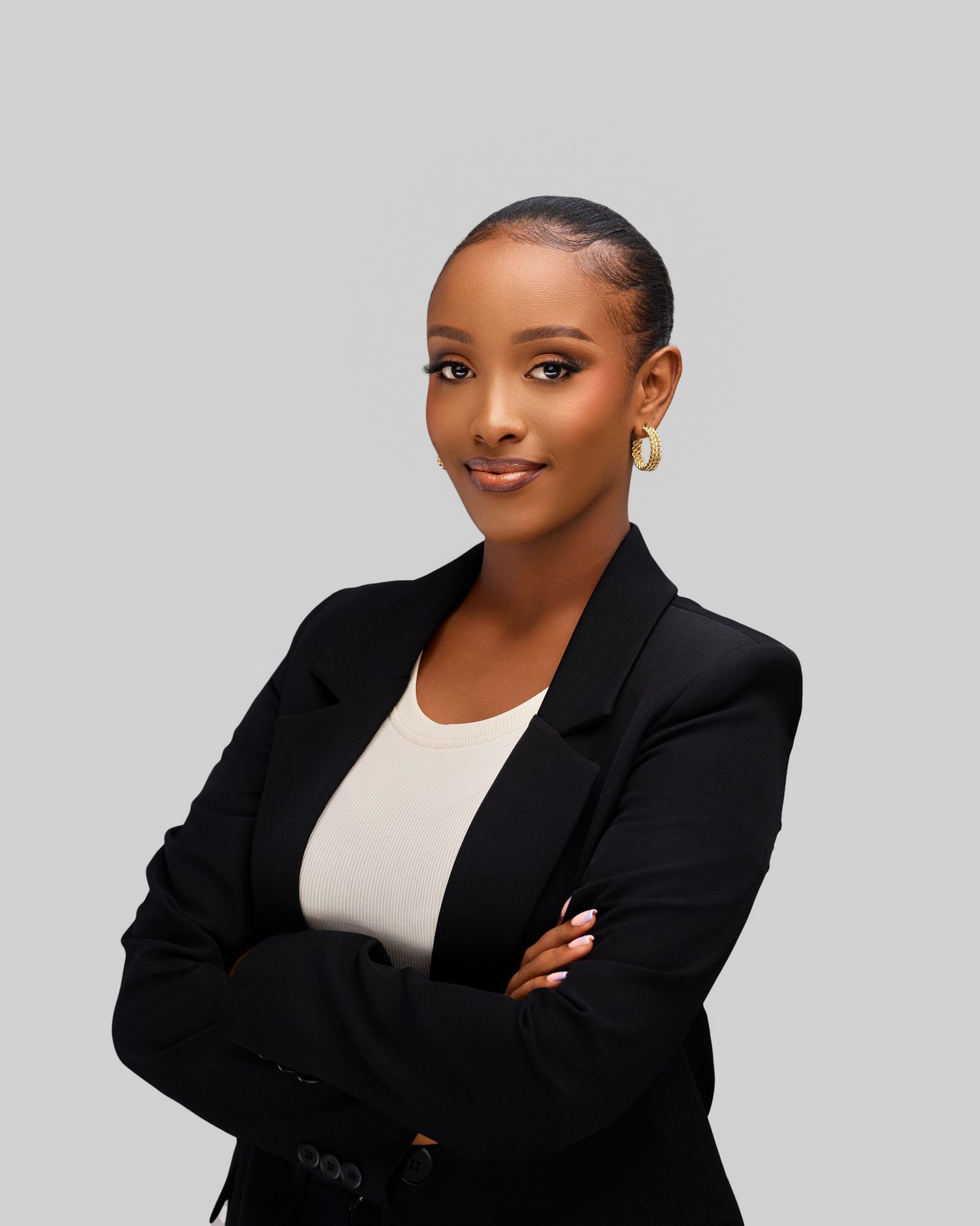 female studio corporate portrait