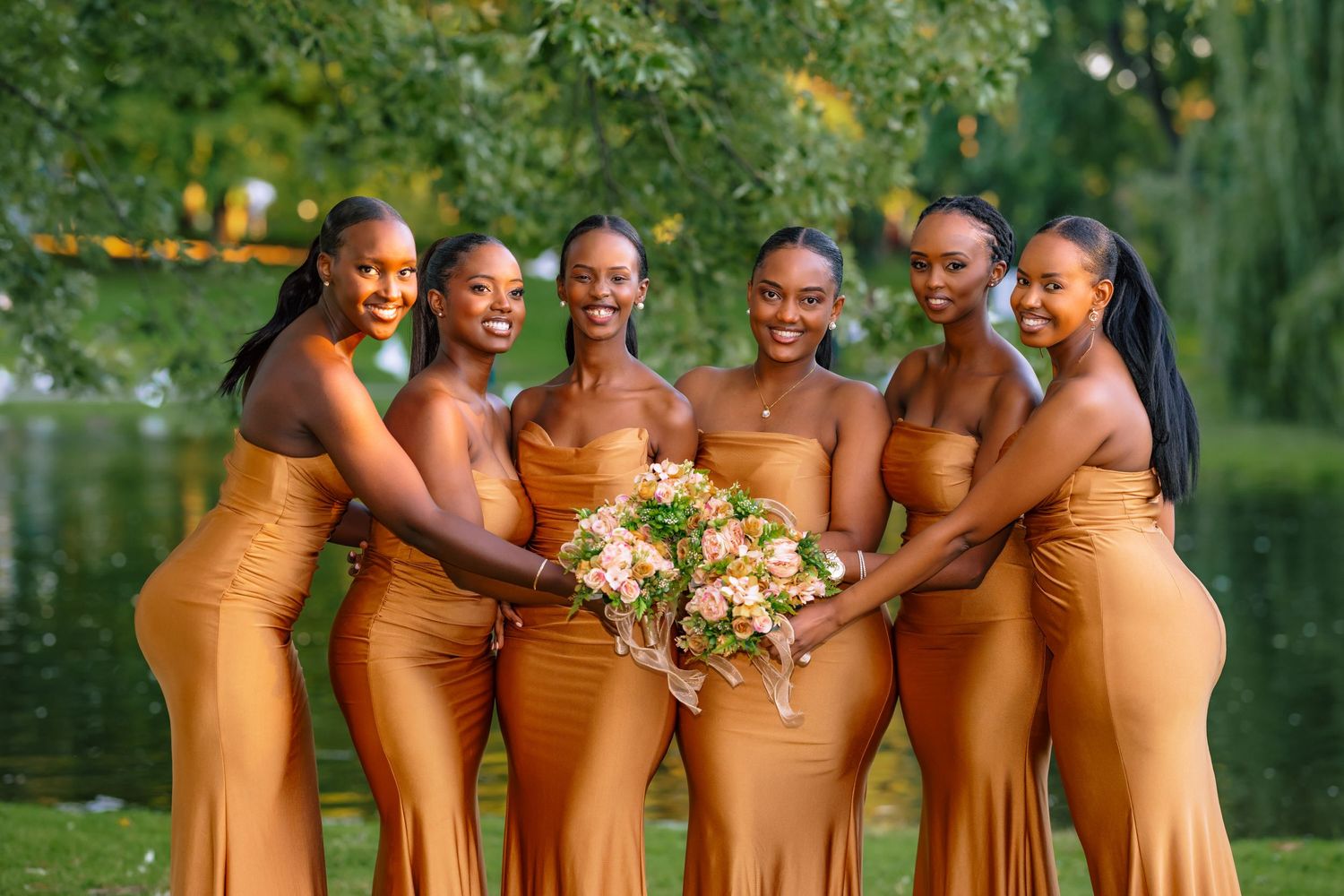 Montreal Luxury wedding photography - bride maids photoshoot