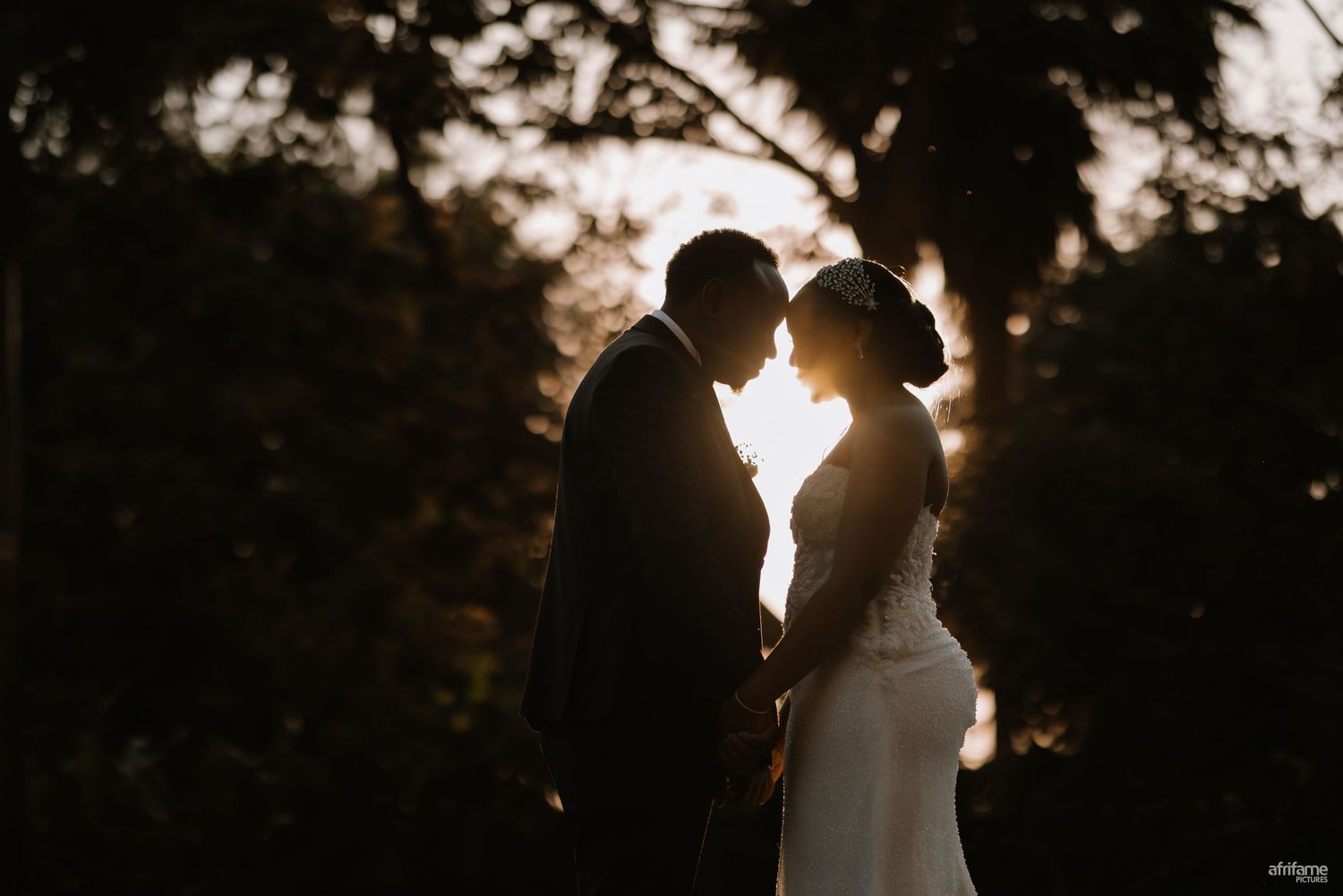luxury wedding portrait