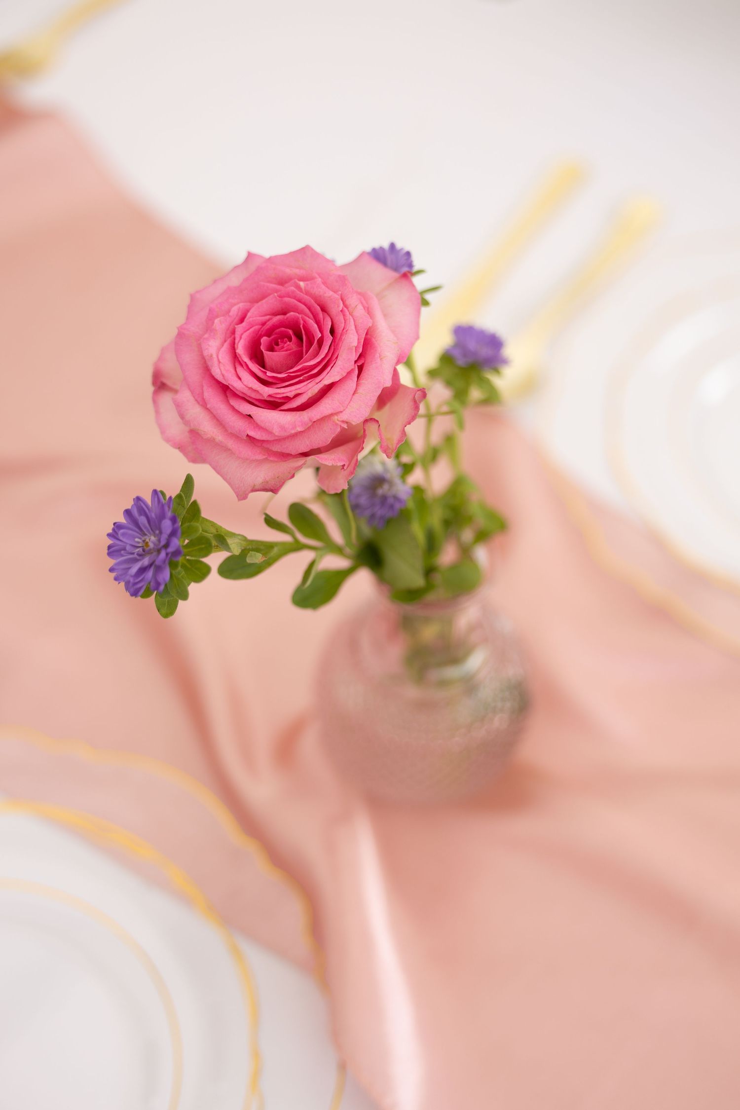 flowers on table