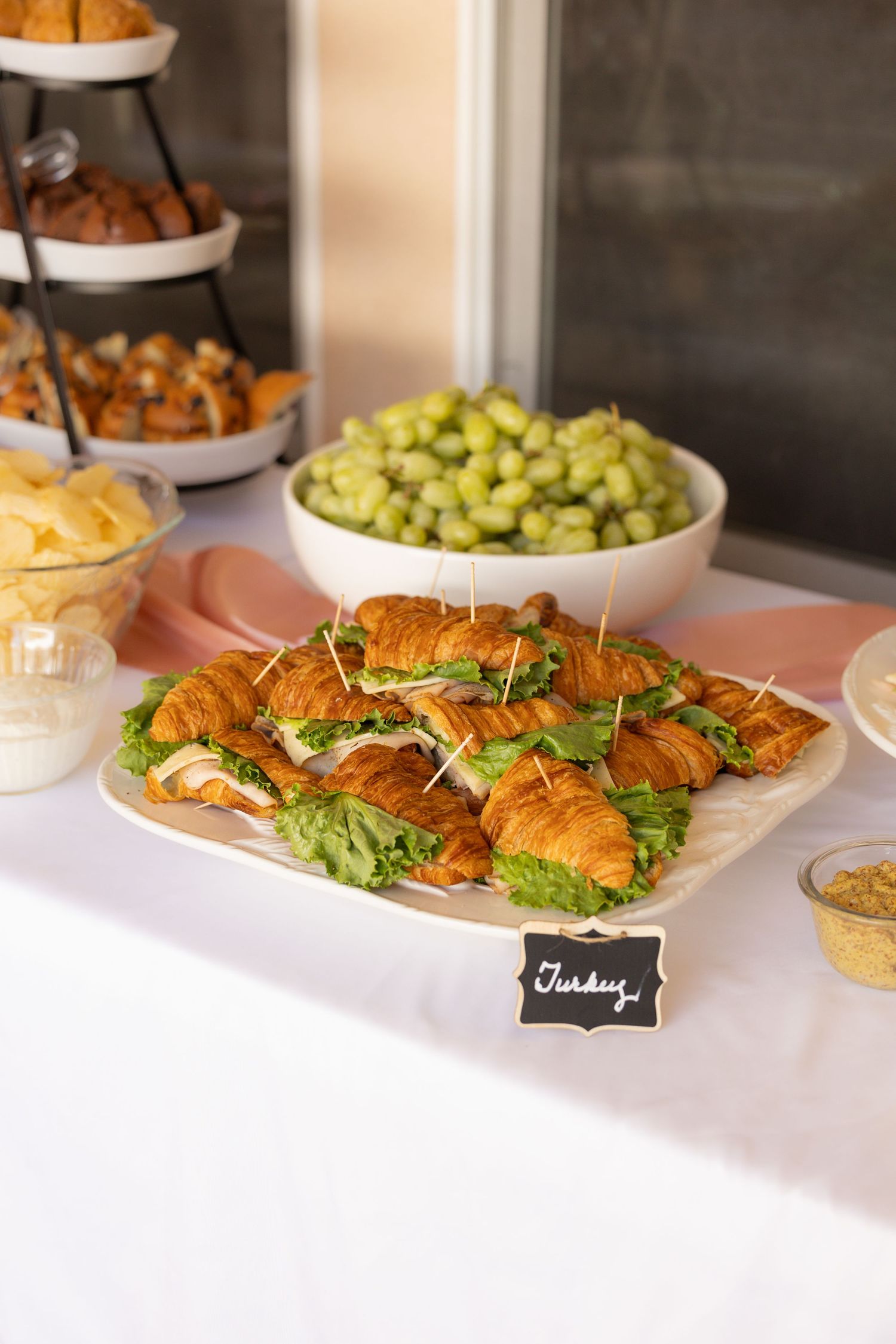 sandwiches on a tray