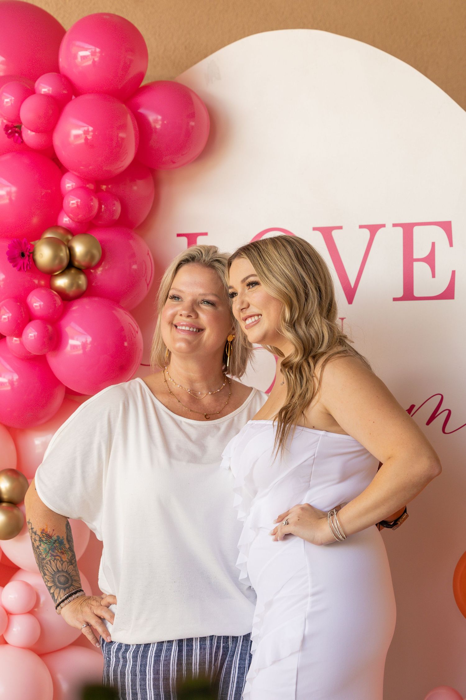 2 woman smiling