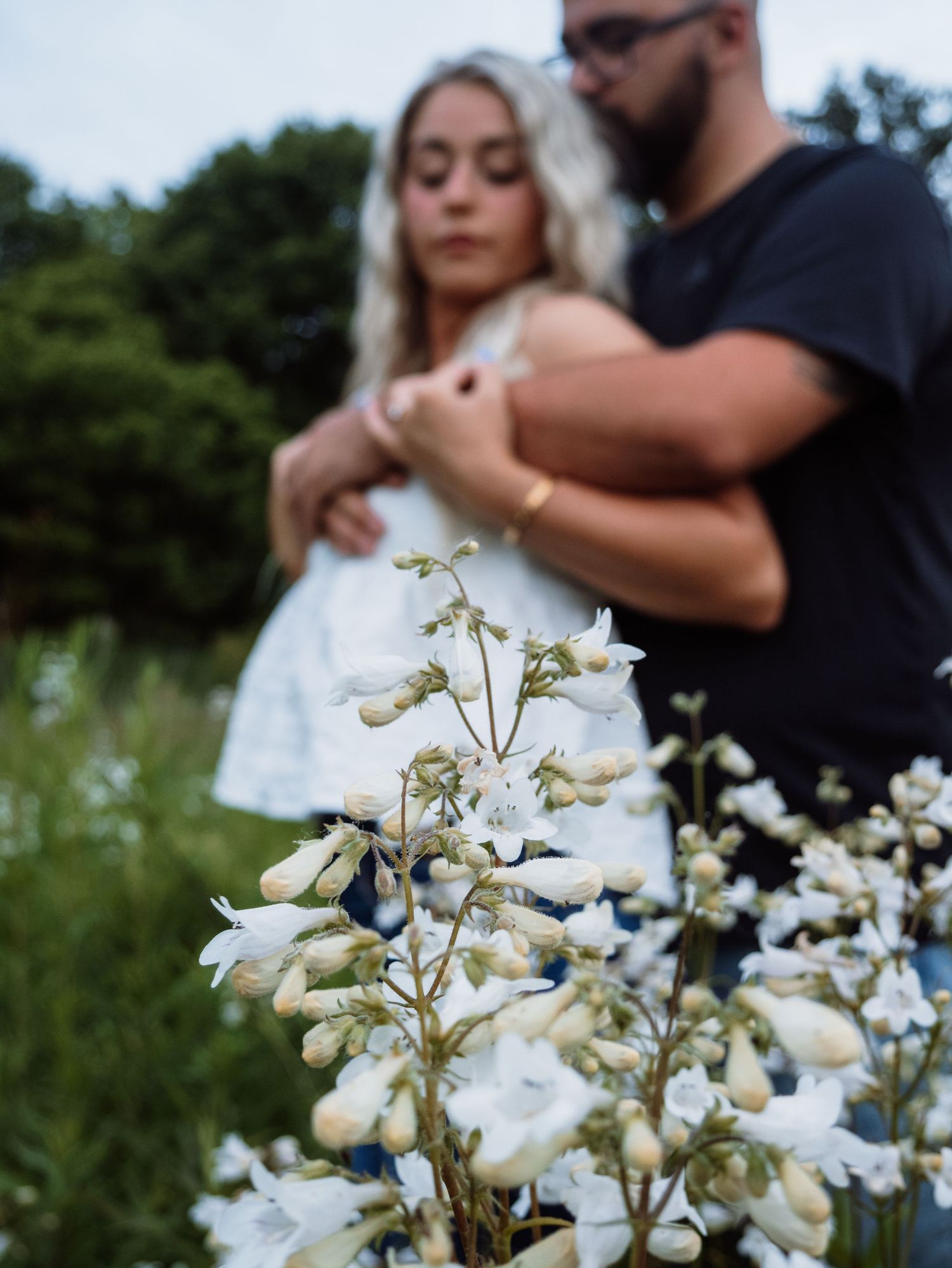 flower field engagement