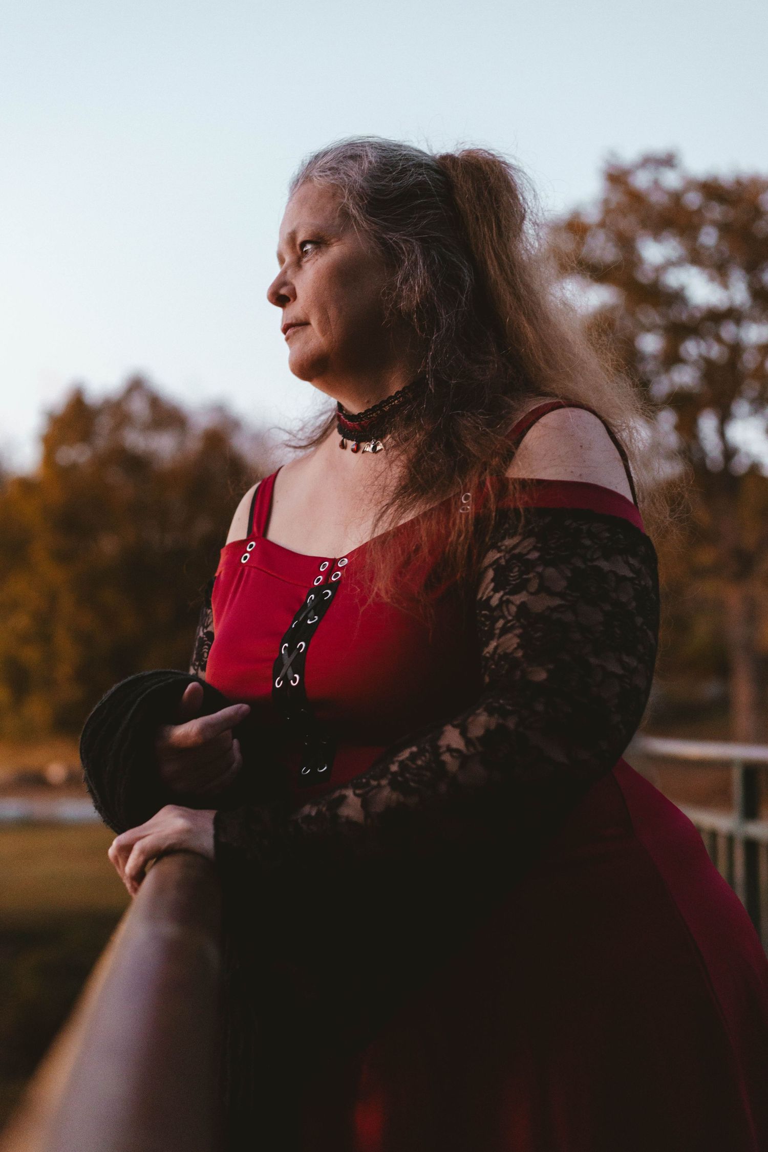 Natural light portrait photo taken outdoors in Asheboro, North Carolina