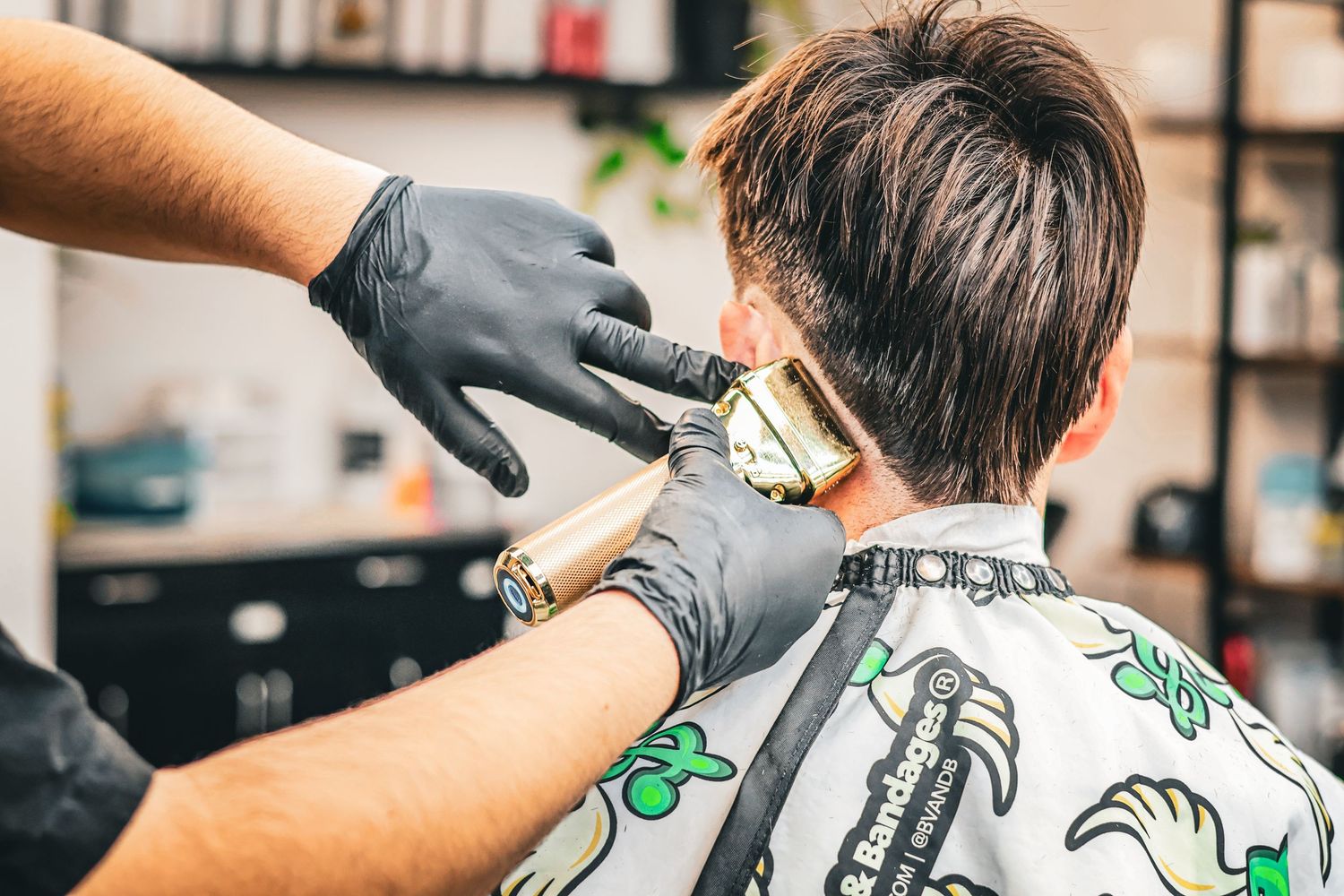 Barbershop haircut