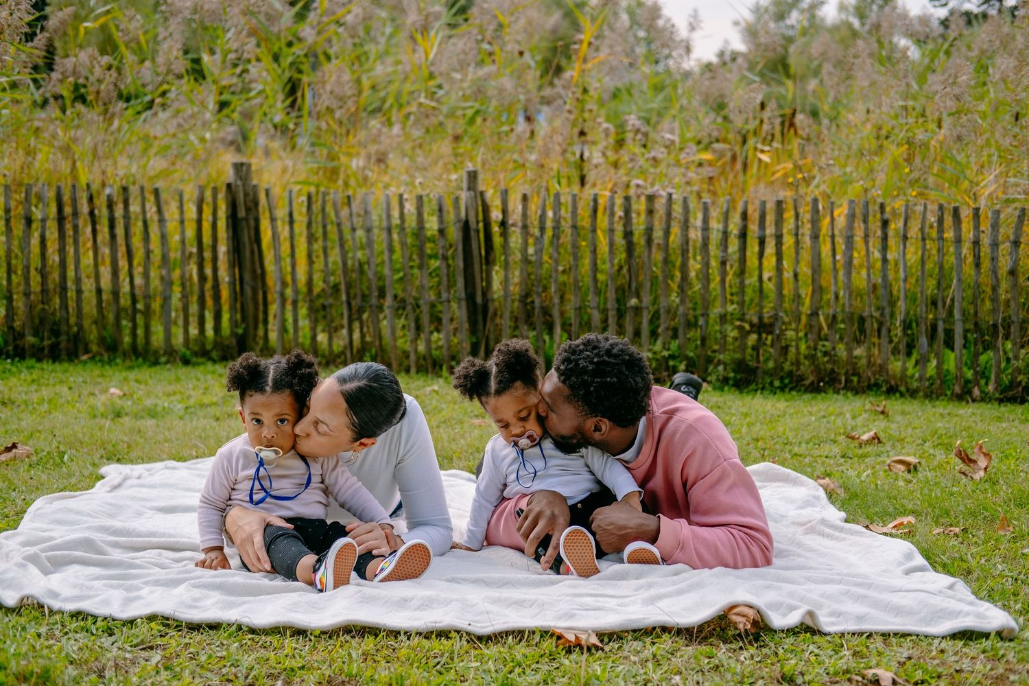Family portrait session outdoors, Antibes