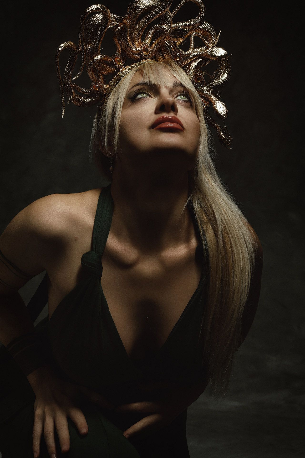 Experience the 'Be an Ancient Greek' transformation as Medusa: Get your picture in the heart of Athens.