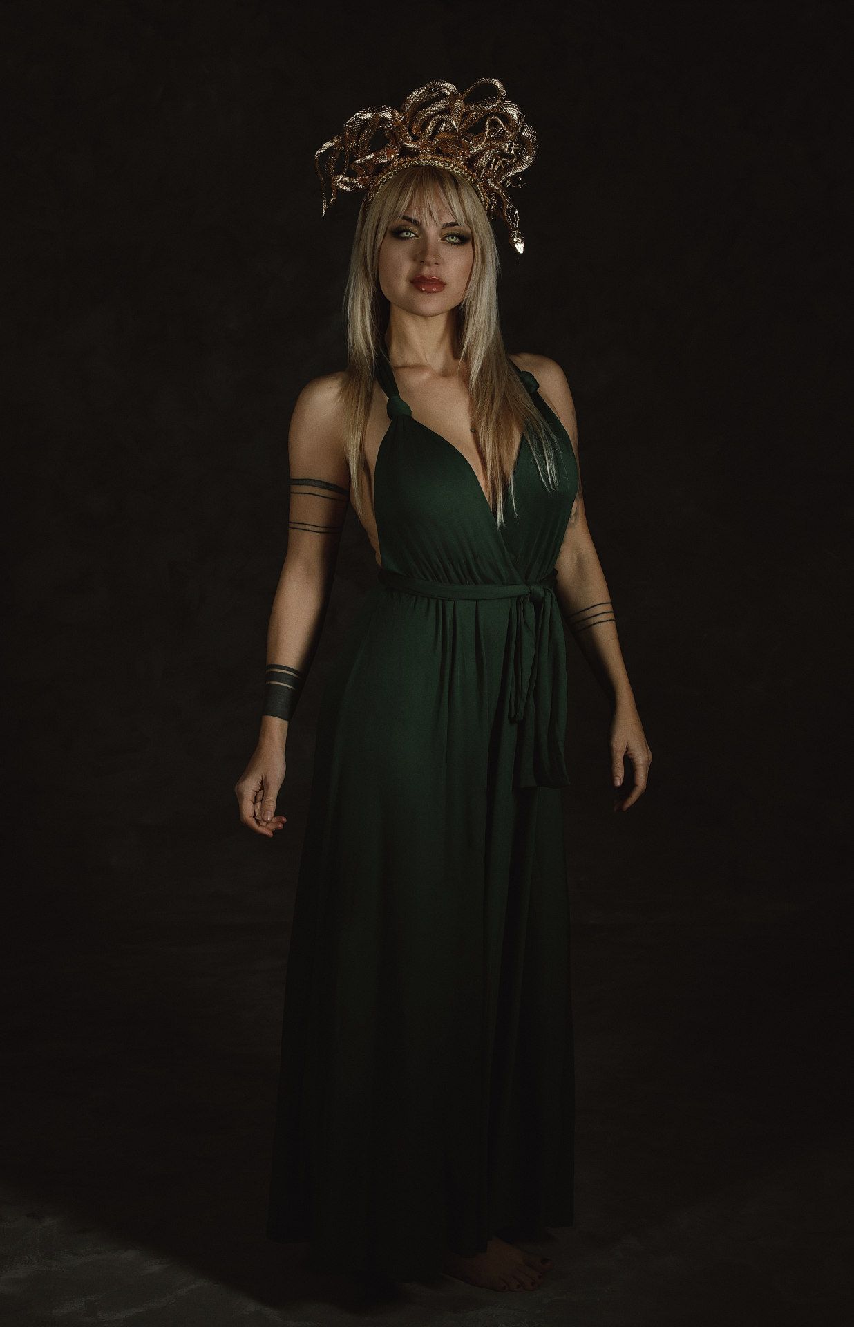 A must-try experience when you visit Athens: Get your picture taken as the captivating Medusa at GreekClick studio.