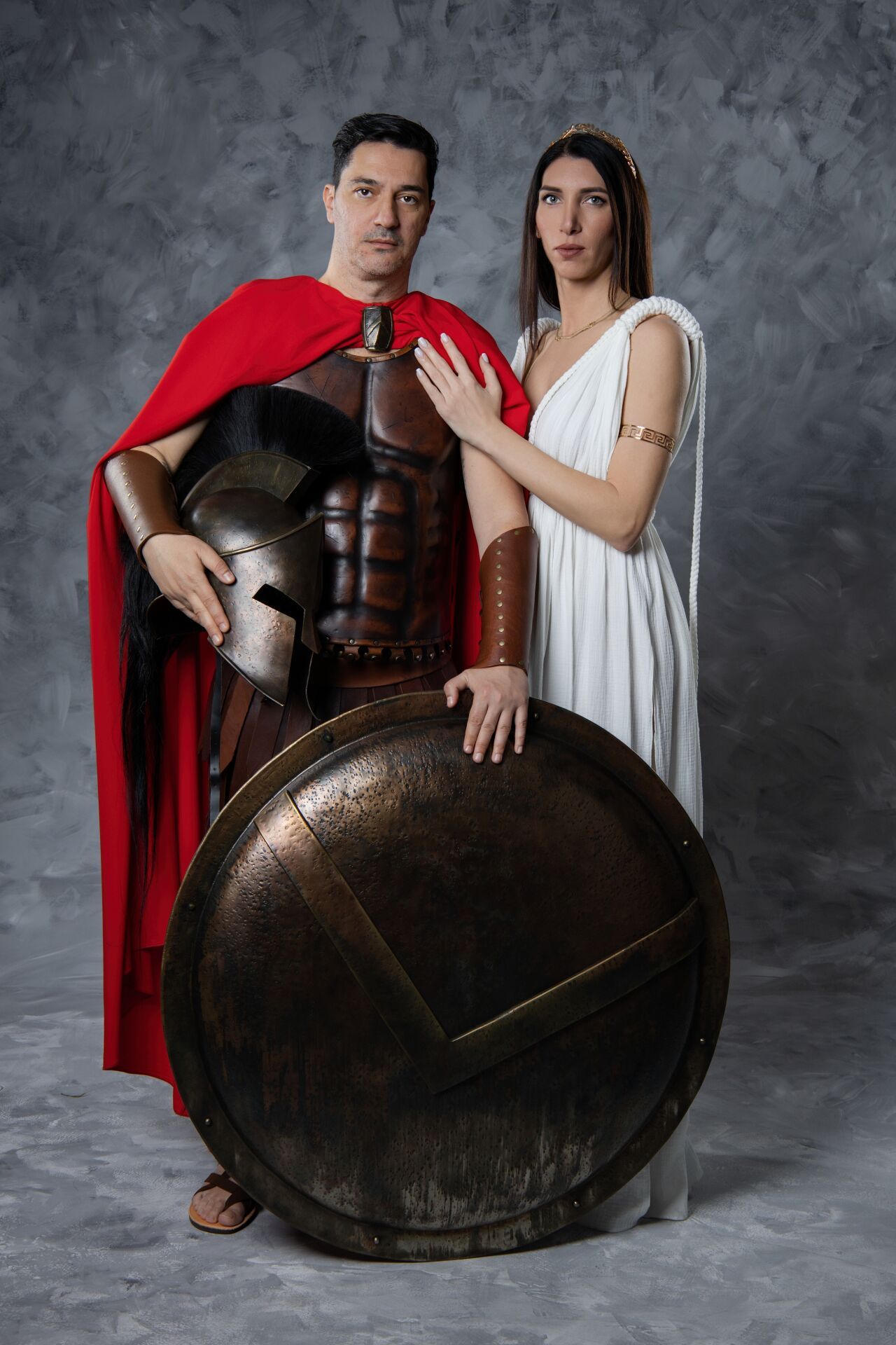 The best family activity when you visit Athens: Get photographed as an Ancient Greek family in our professional studio.