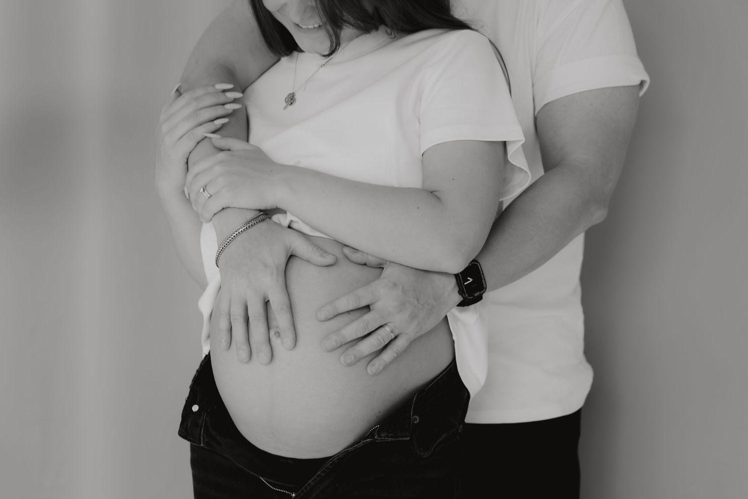 Familienfoto im Studio