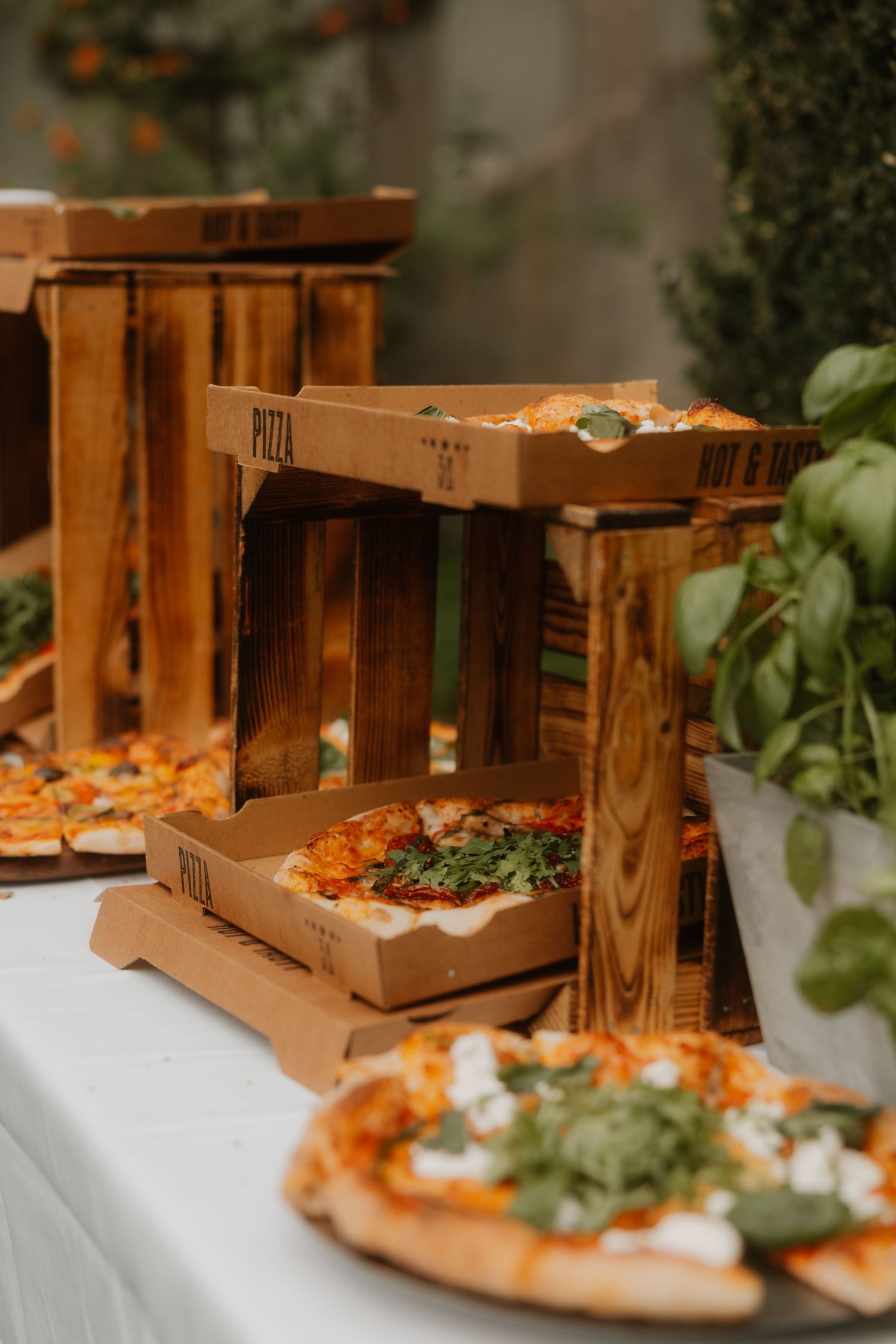 Hochzeitsbuffet Pizza