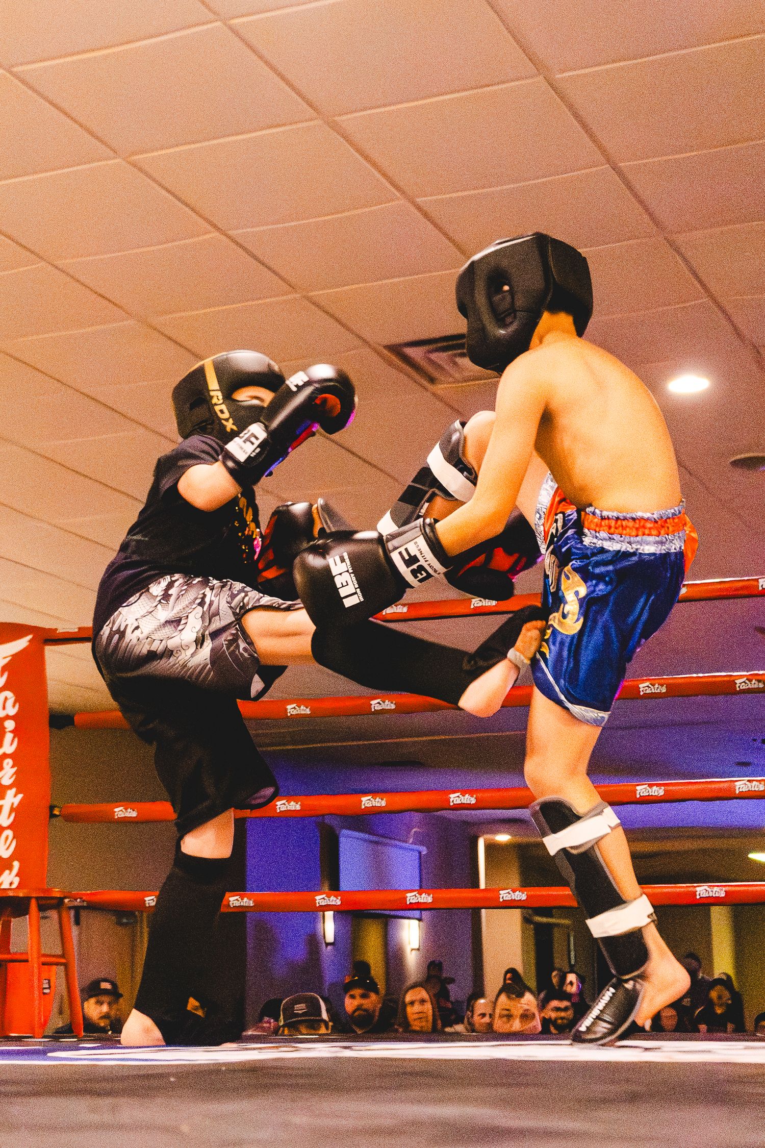 Sport photo of kickboxing