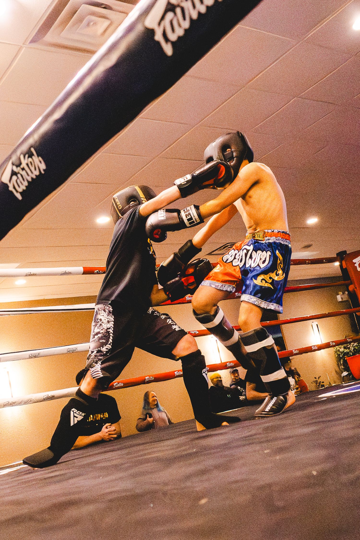 Sport photo of kickboxing