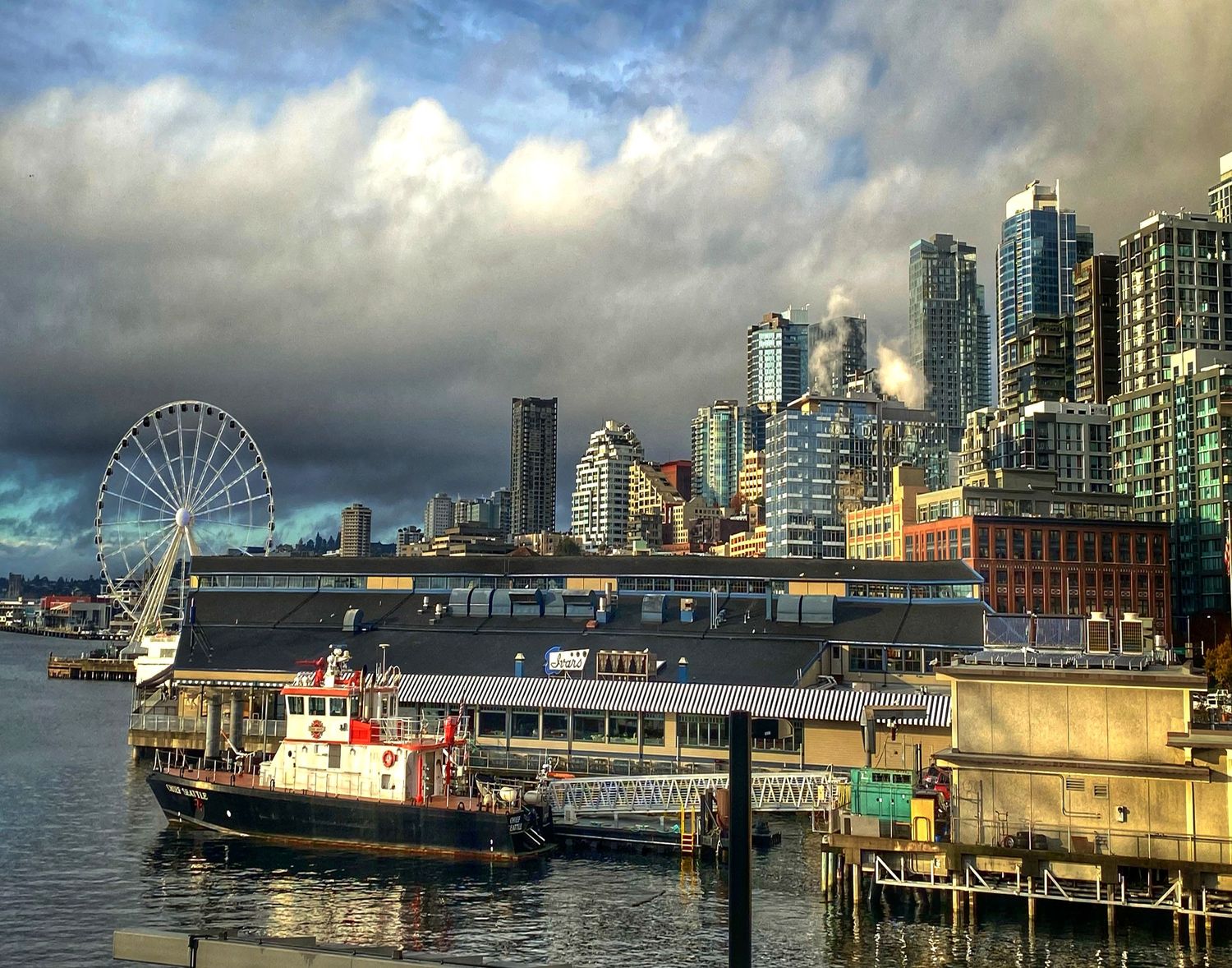 Portrait of tug in Seattle