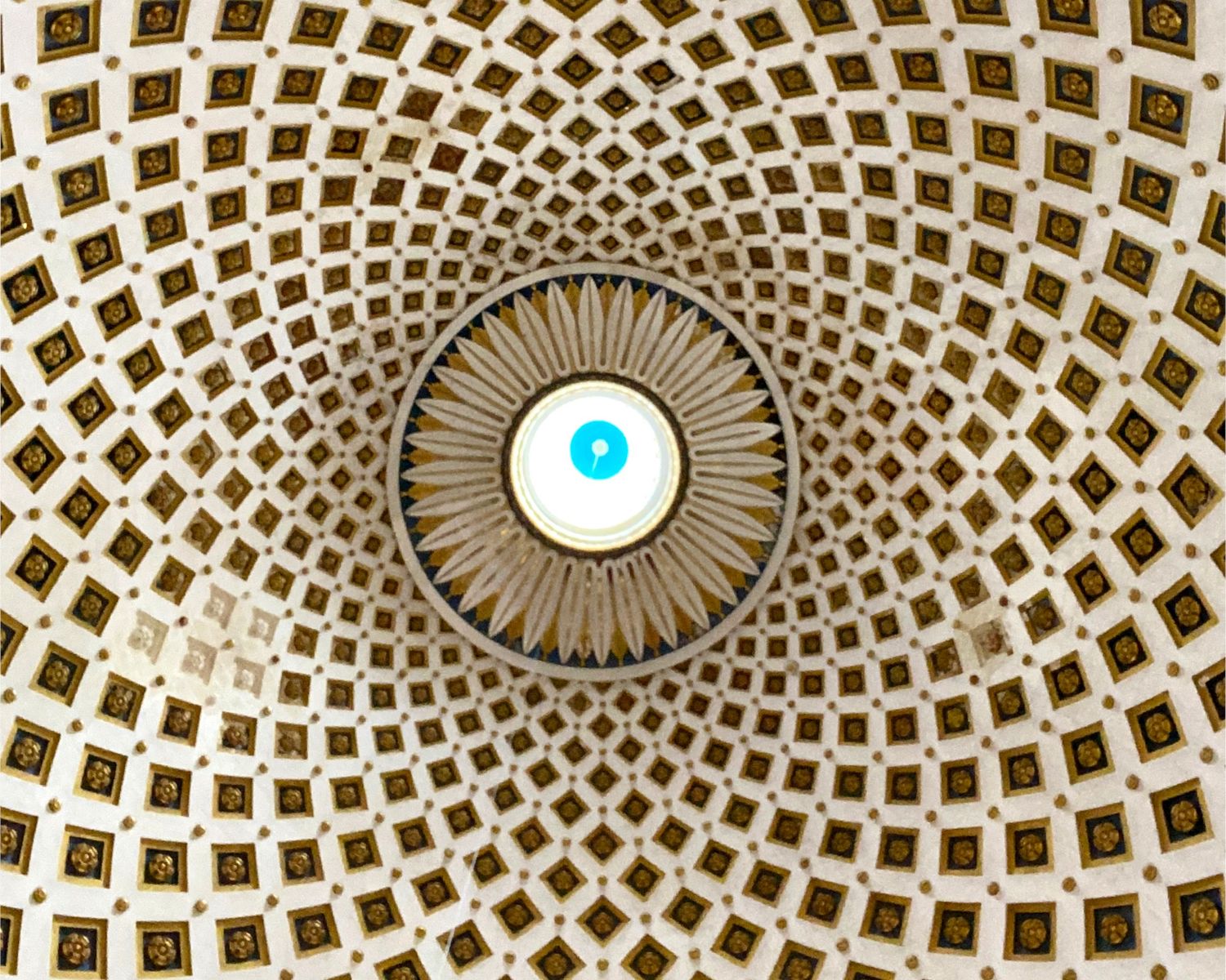 Ceiling portrait of cathedral in Malta